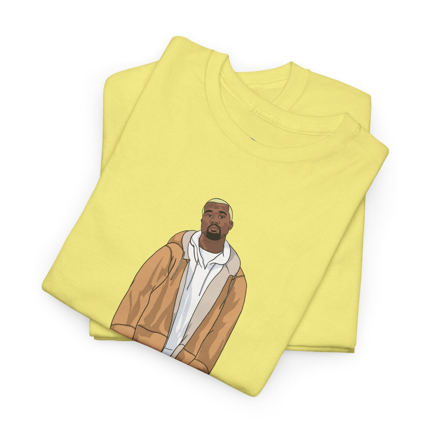 Blonde Ye 450 Cloud Black Tee Heavy Cotton