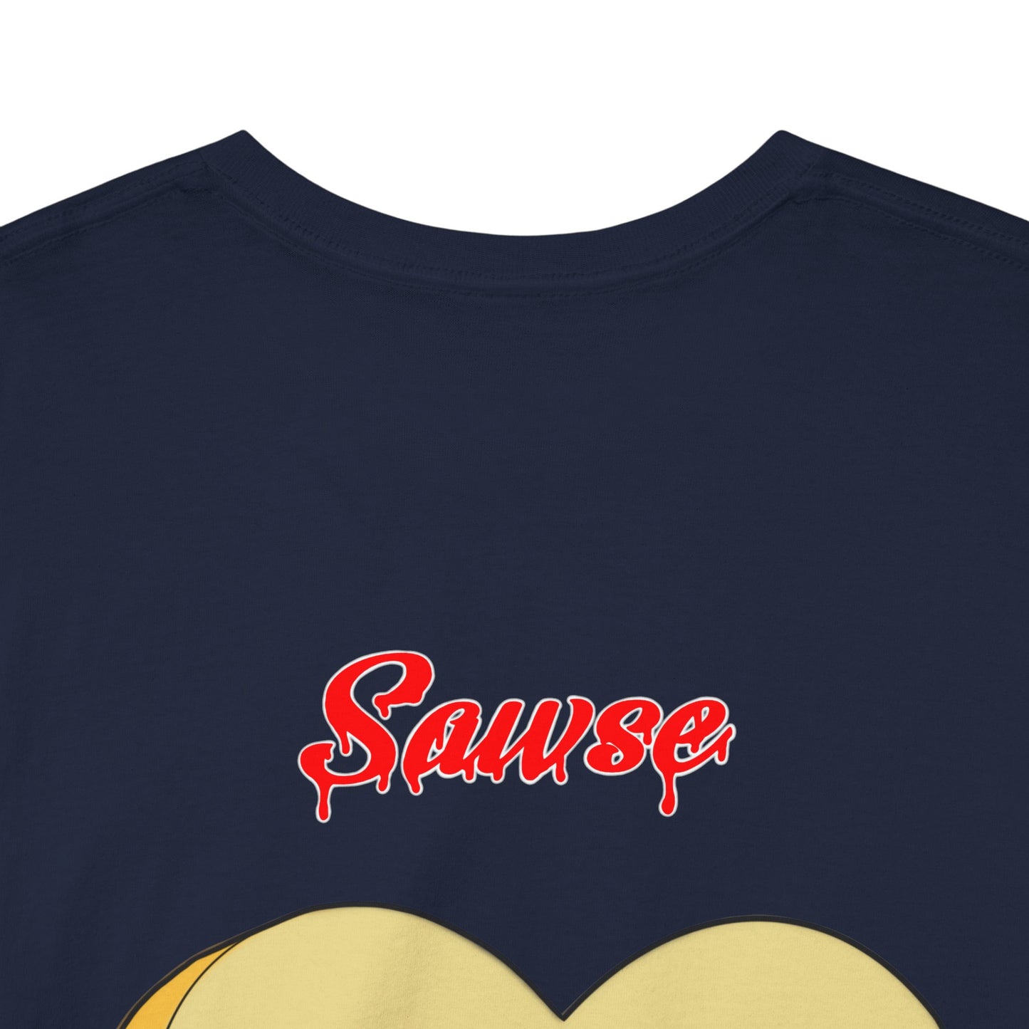 Conversation Heart Duck Sawse Logo Tee Heavy Cotton 04