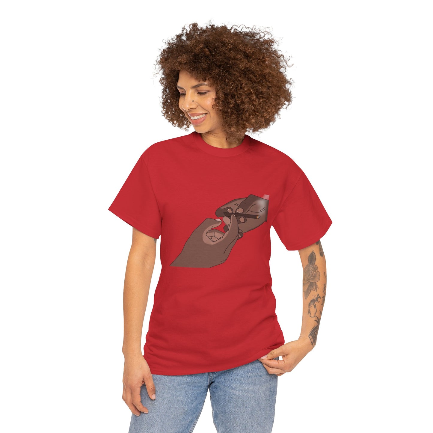 “Bros Get High” 100% Cotton Pass Dat Blunt Tee