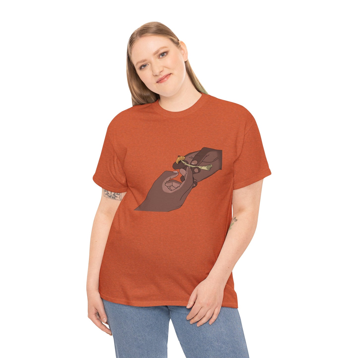 “Bros Get High” 100% Cotton Pass Dat Shroom Tee