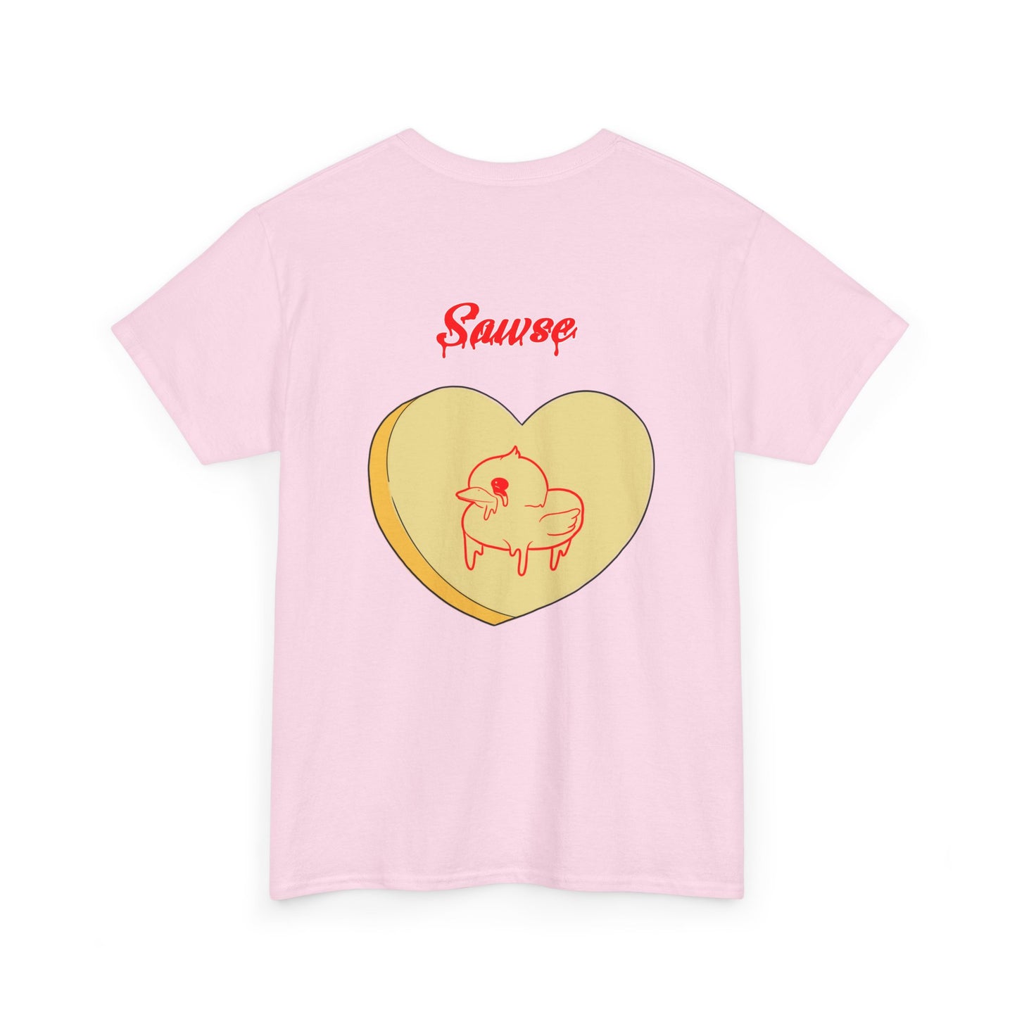 Conversation Heart Duck Sawse Logo Tee Heavy Cotton 04