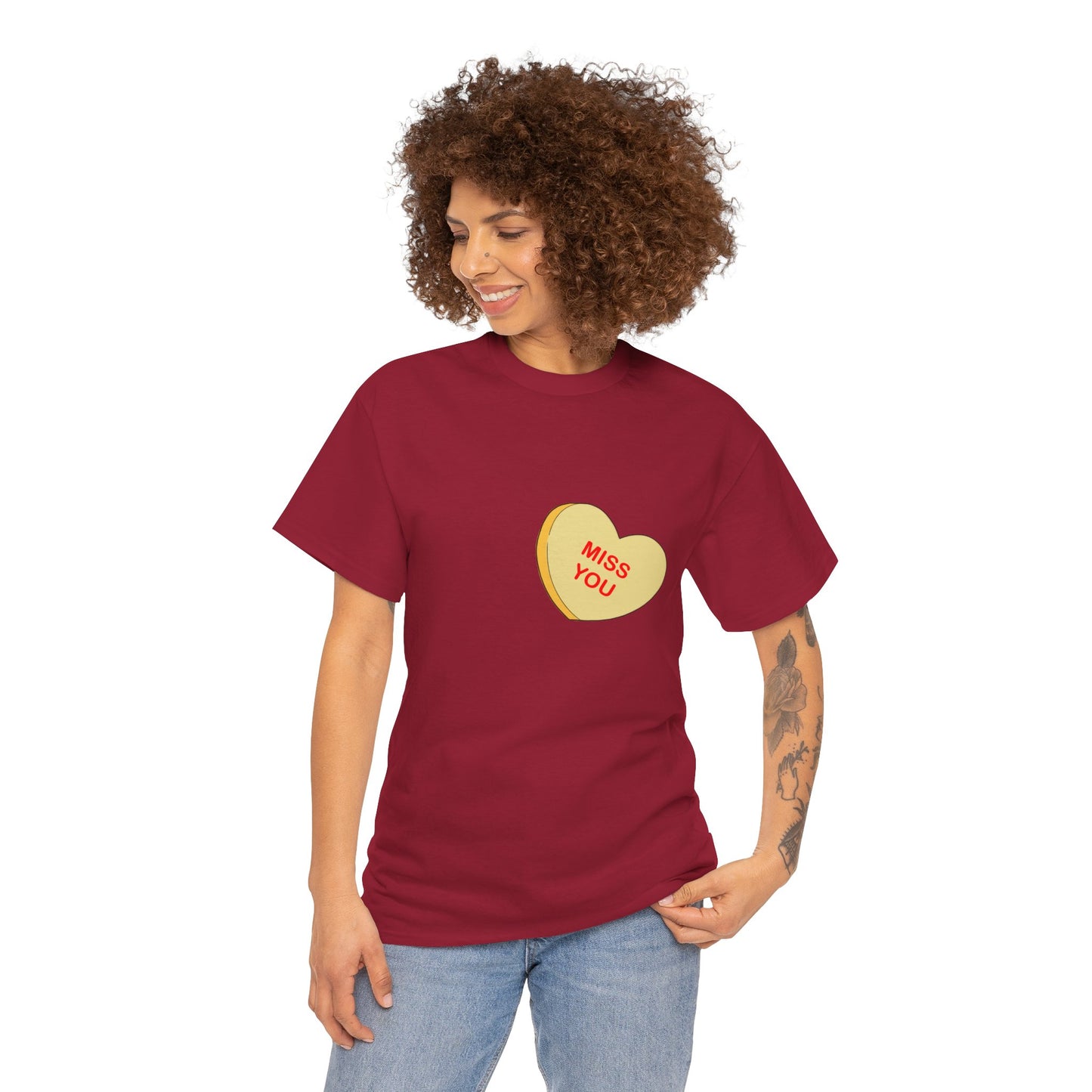 Conversation Heart Duck Sawse Logo Tee Heavy Cotton 04