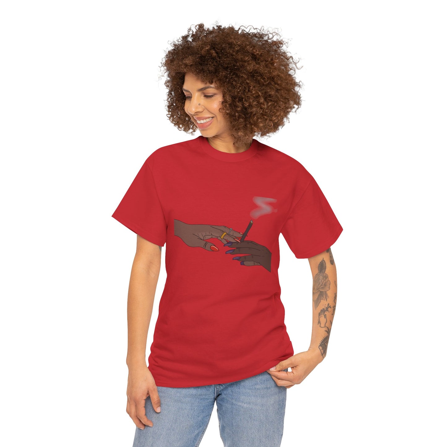 ”Girls Get High” 100% Cotton Pass Dat Blunt Tee