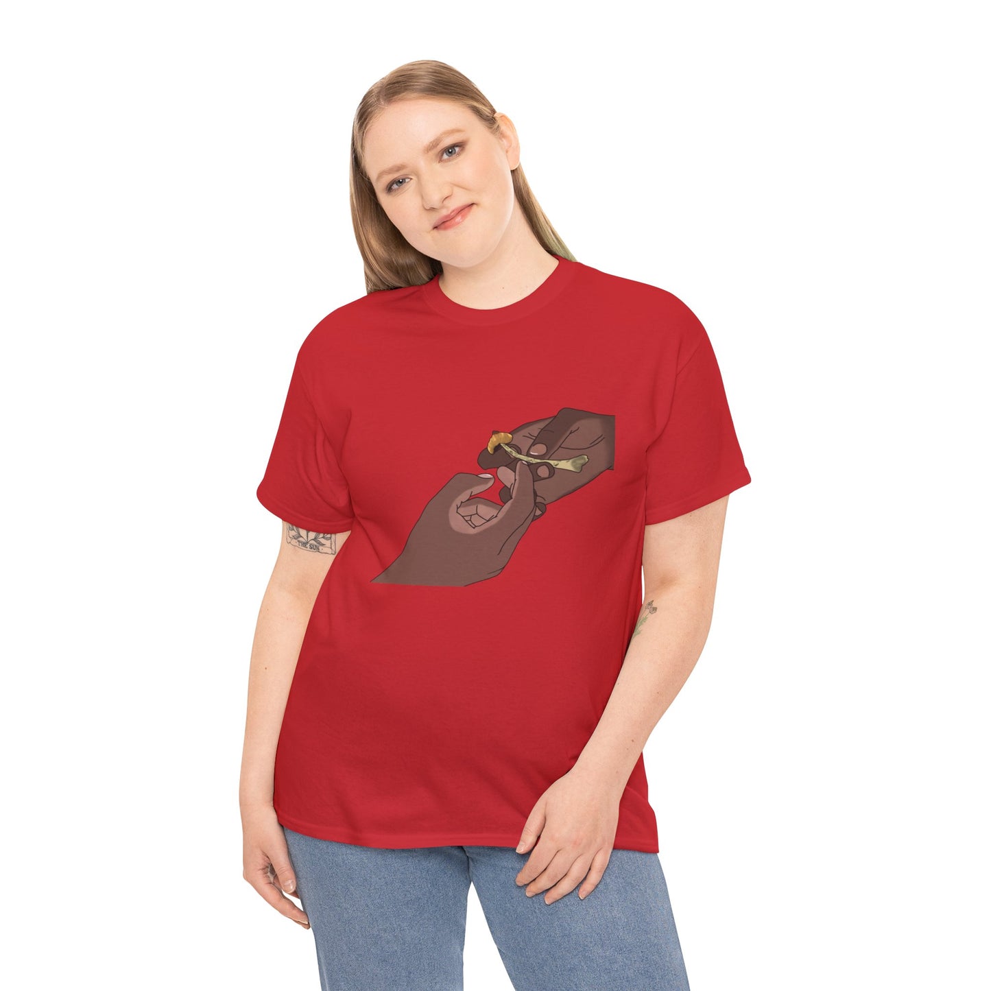 “Bros Get High” 100% Cotton Pass Dat Shroom Tee