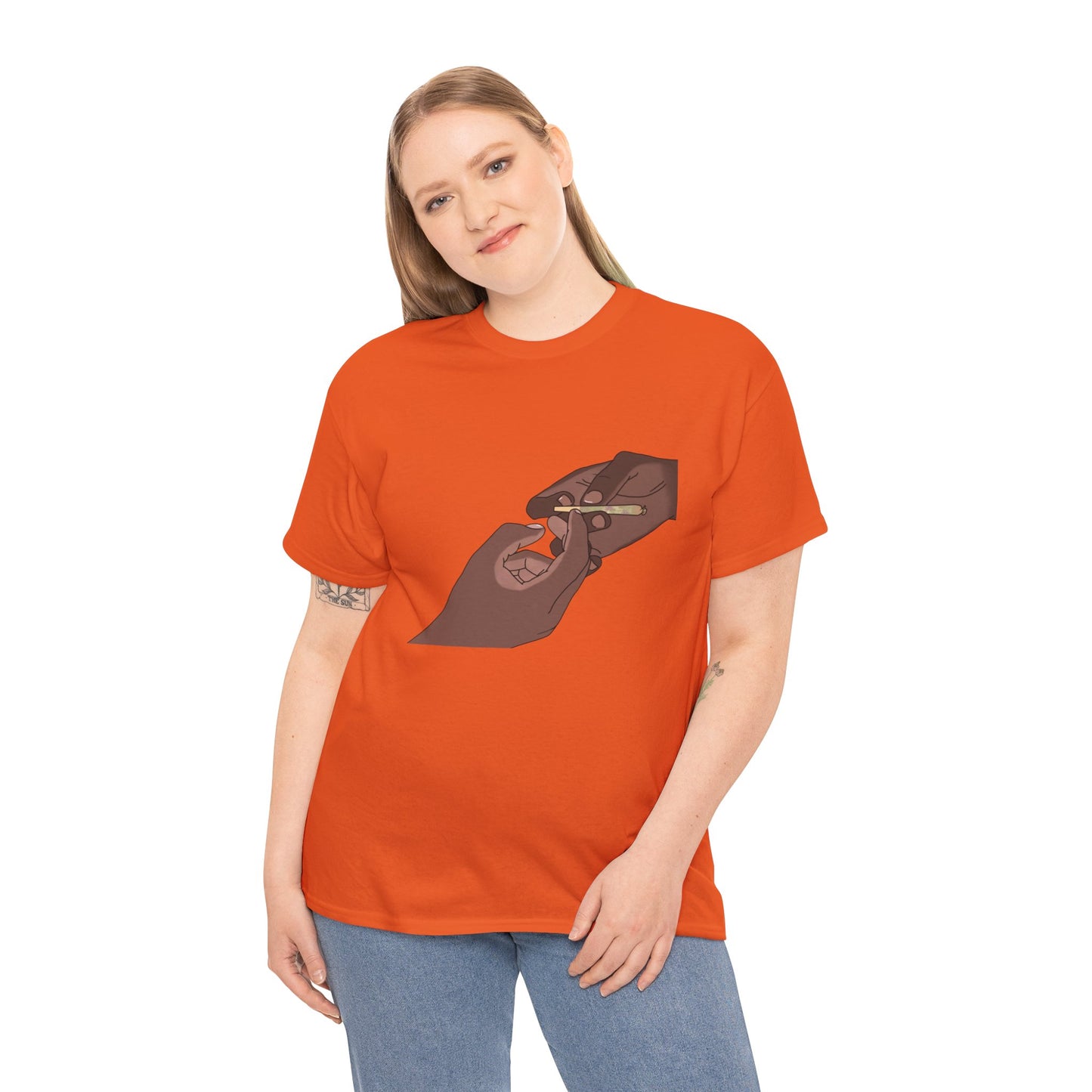 “Bros Get High” 100% Cotton Pass Dat Doobie Tee