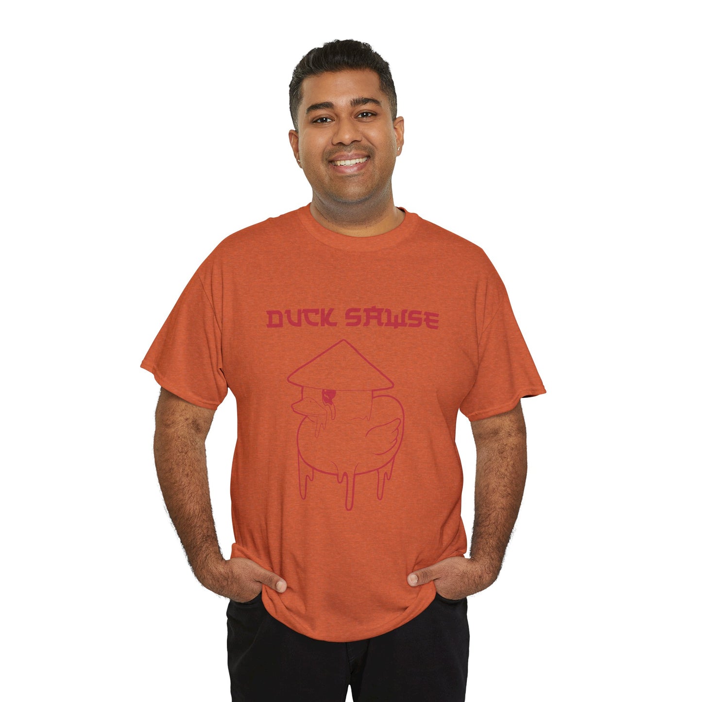 Duck Sawse Chinese Take-Out Logo 100% Cotton Tee