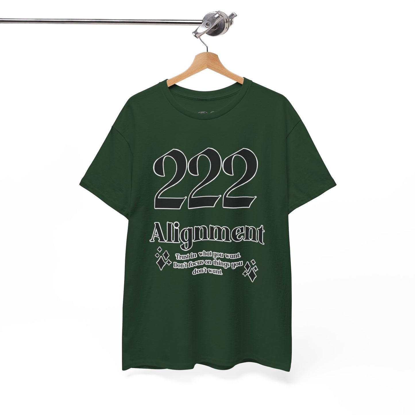 222 Alignment T-Shirt Angel Numbers x BLK