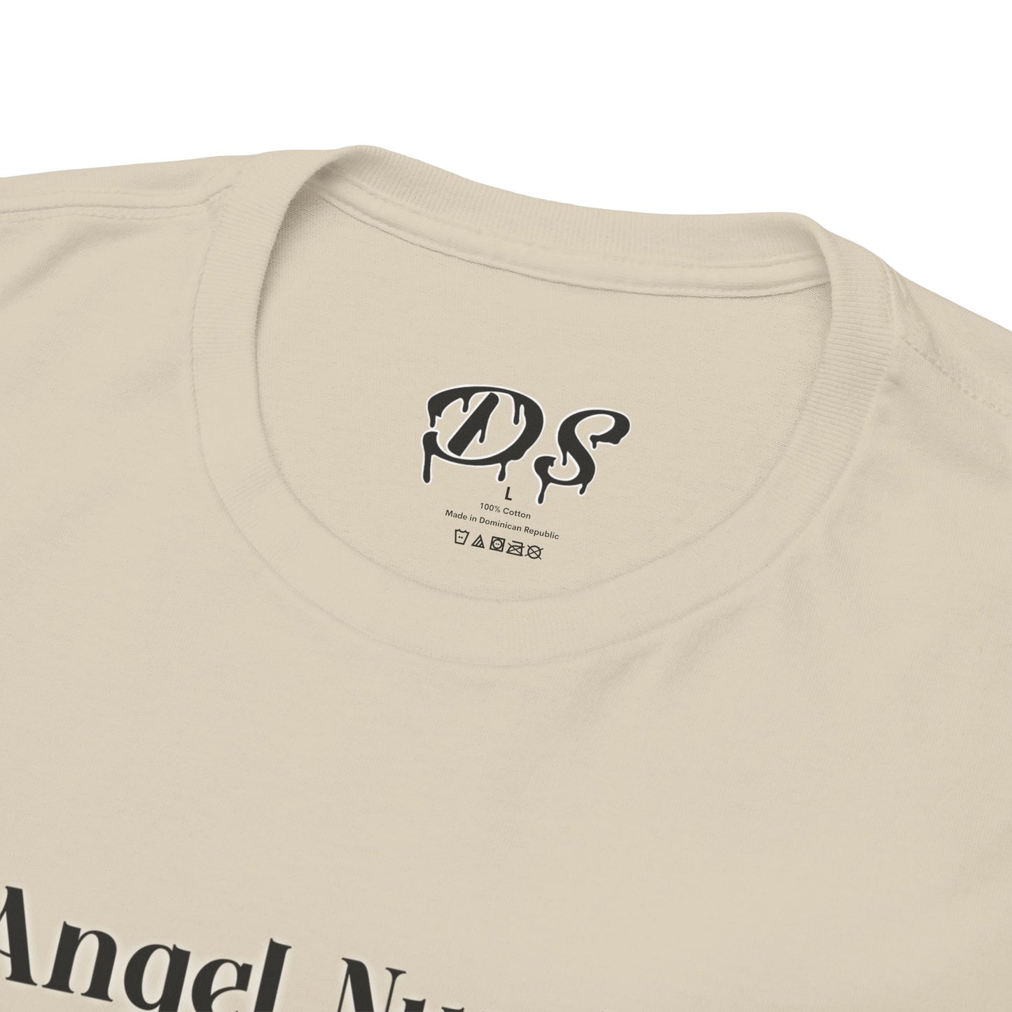 Angel Numbers - ALL BLK Heavy Cotton T-Shirt