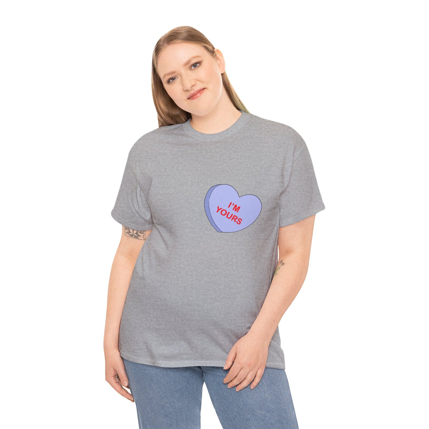 Conversation Heart Duck Sawse Logo Tee Heavy Cotton 02