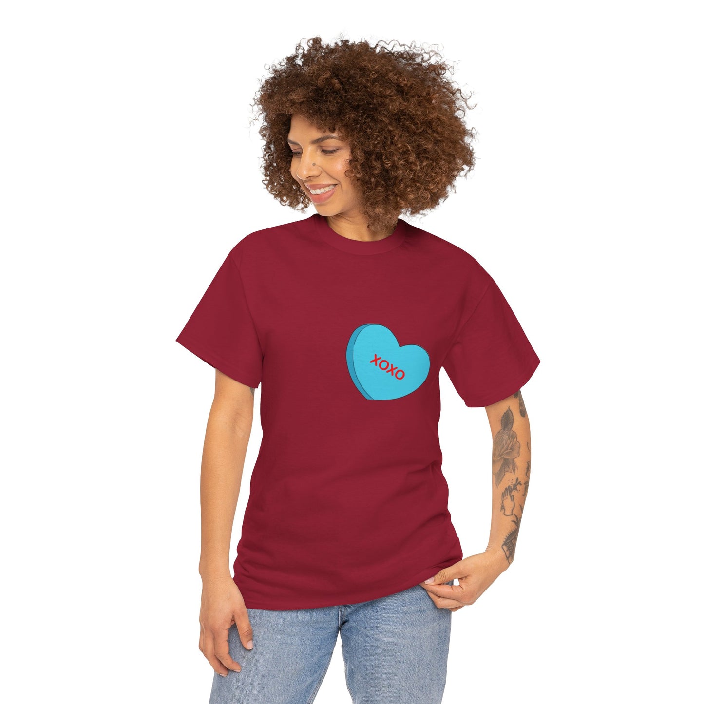 Conversation Heart Duck Sawse Logo Tee Heavy Cotton 06