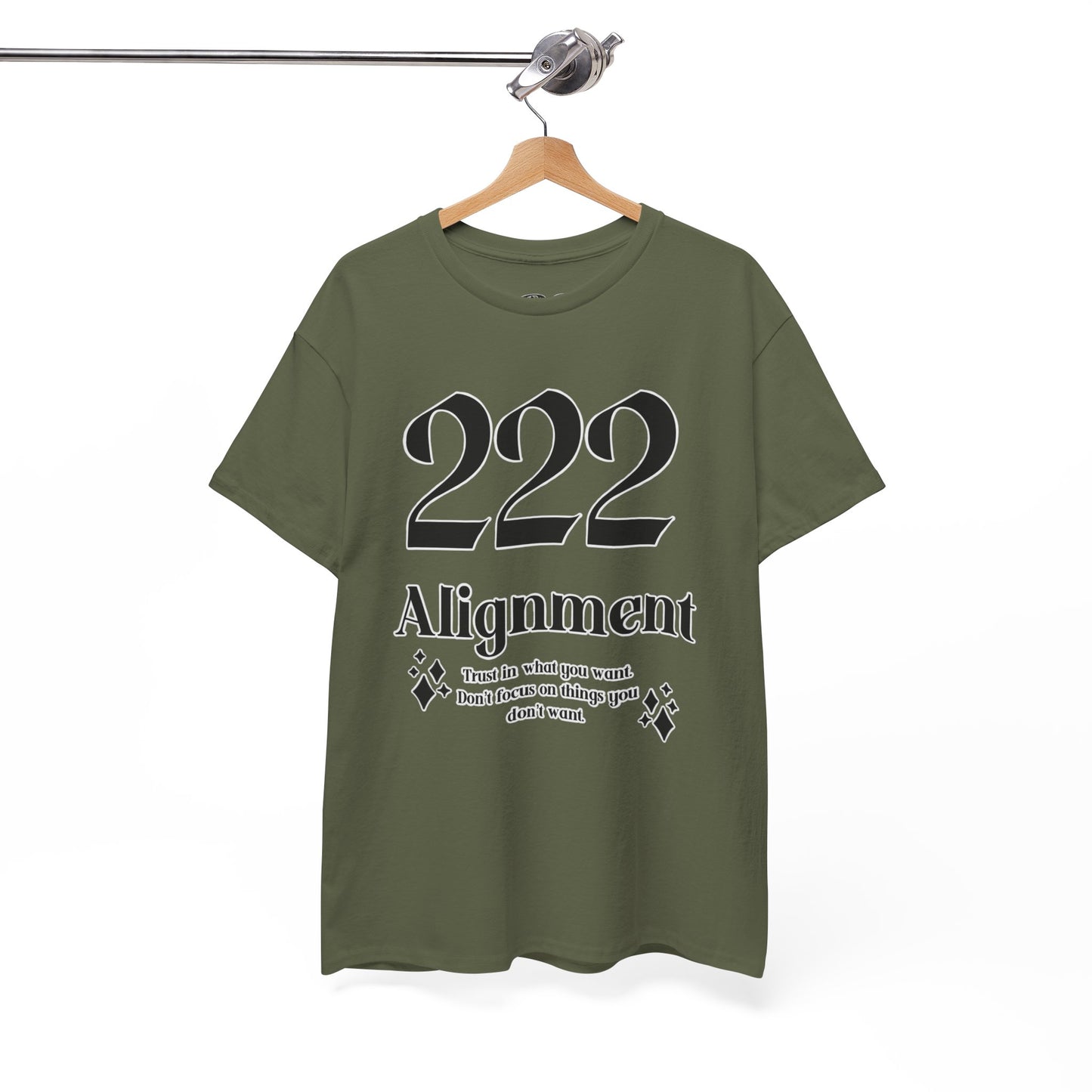 222 Alignment T-Shirt Angel Numbers x BLK