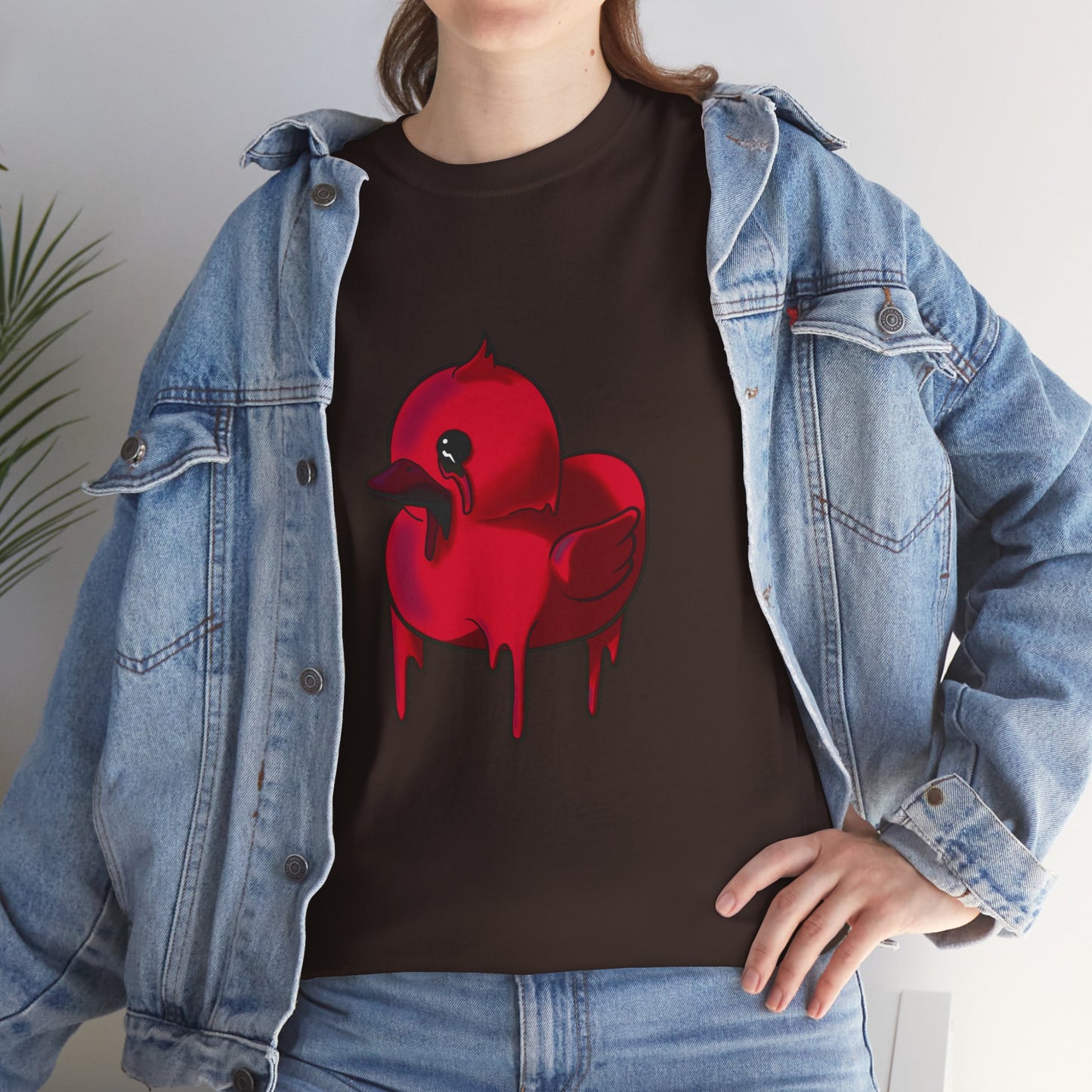 Red Suede Duck Sawse Tee Heavy Cotton