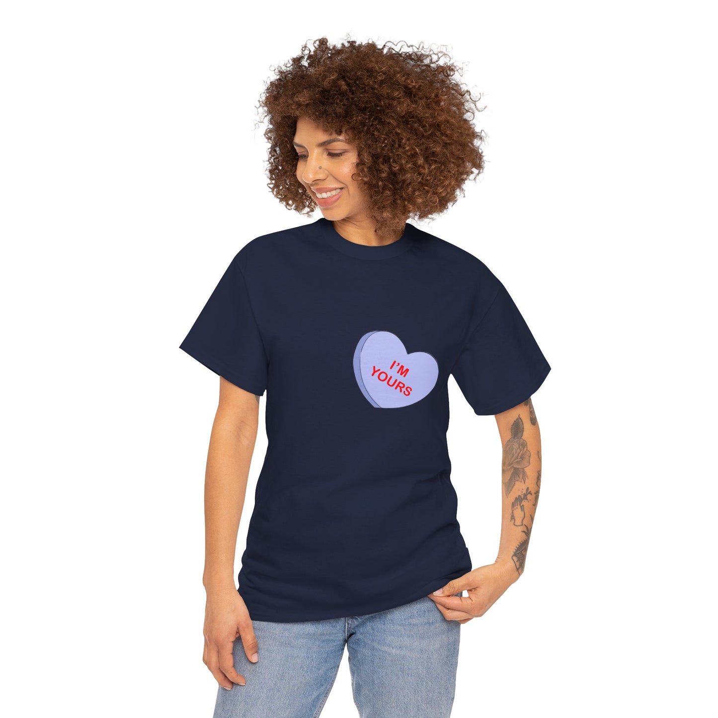 Conversation Heart Duck Sawse Logo Tee Heavy Cotton 02