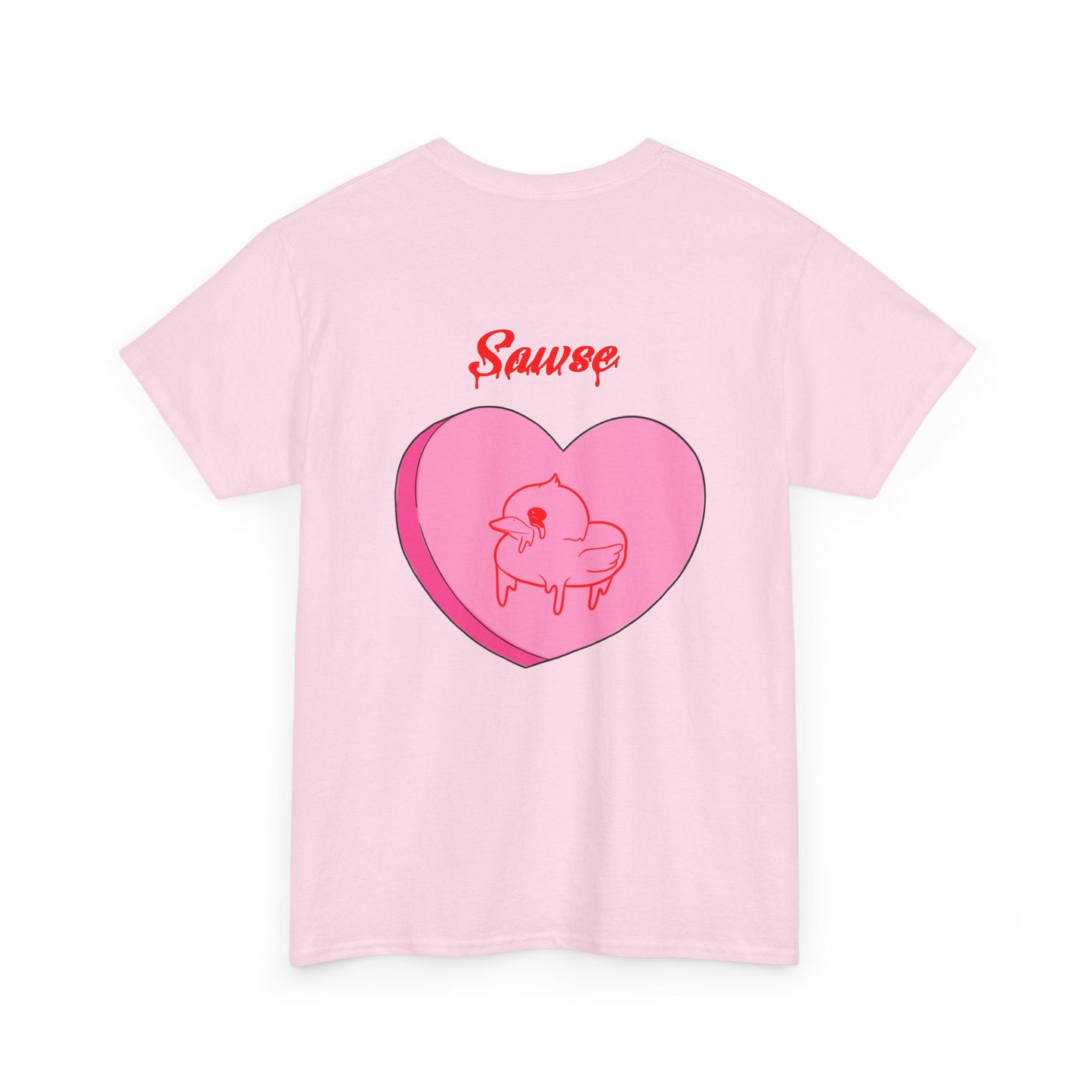 Conversation Heart Duck Sawse Logo Tee Heavy Cotton 05