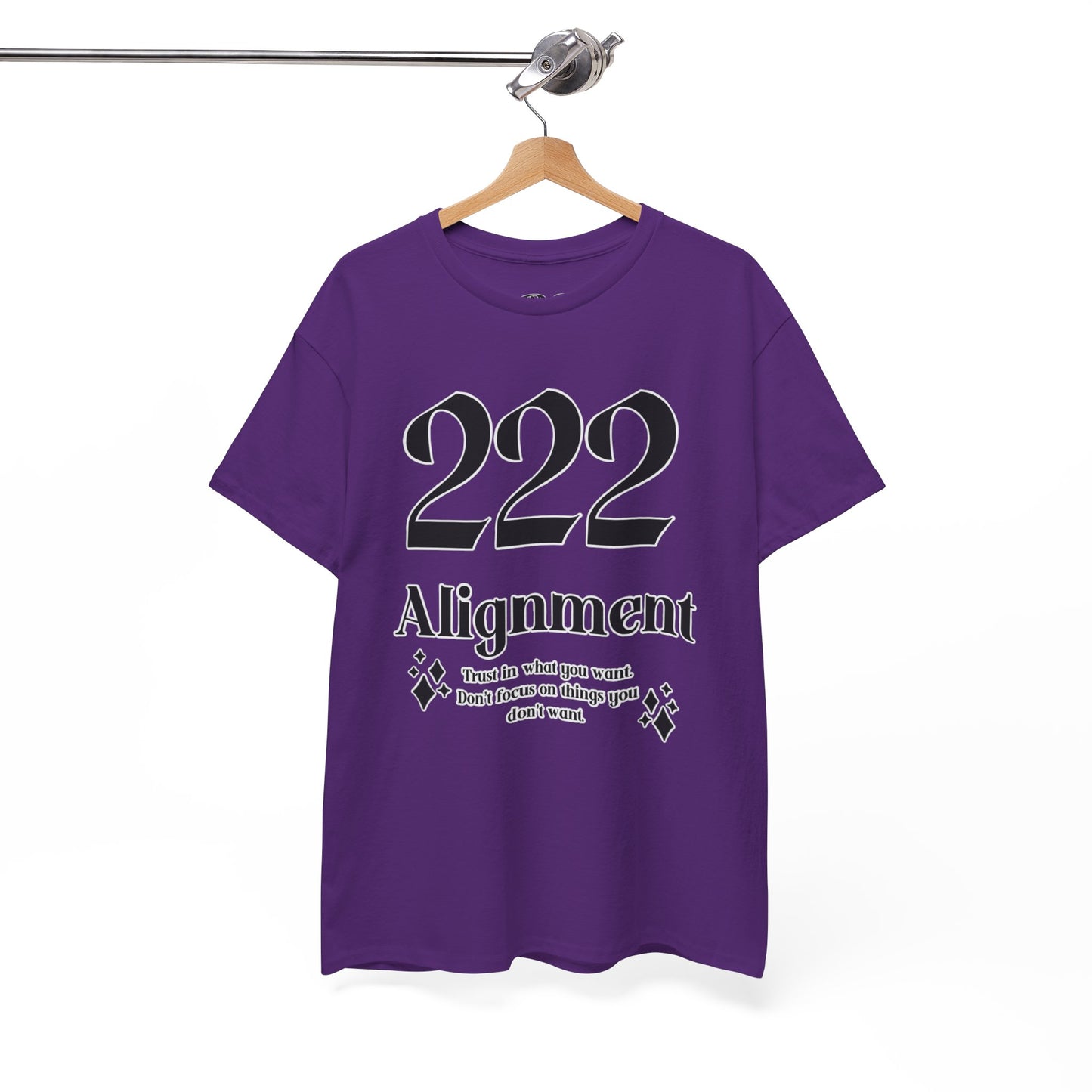 222 Alignment T-Shirt Angel Numbers x BLK