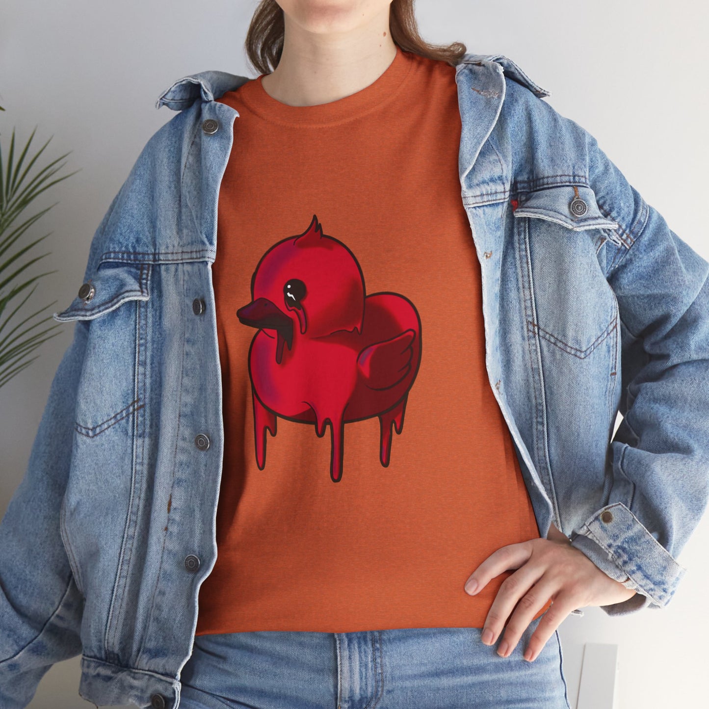 Red Suede Duck Sawse Tee Heavy Cotton