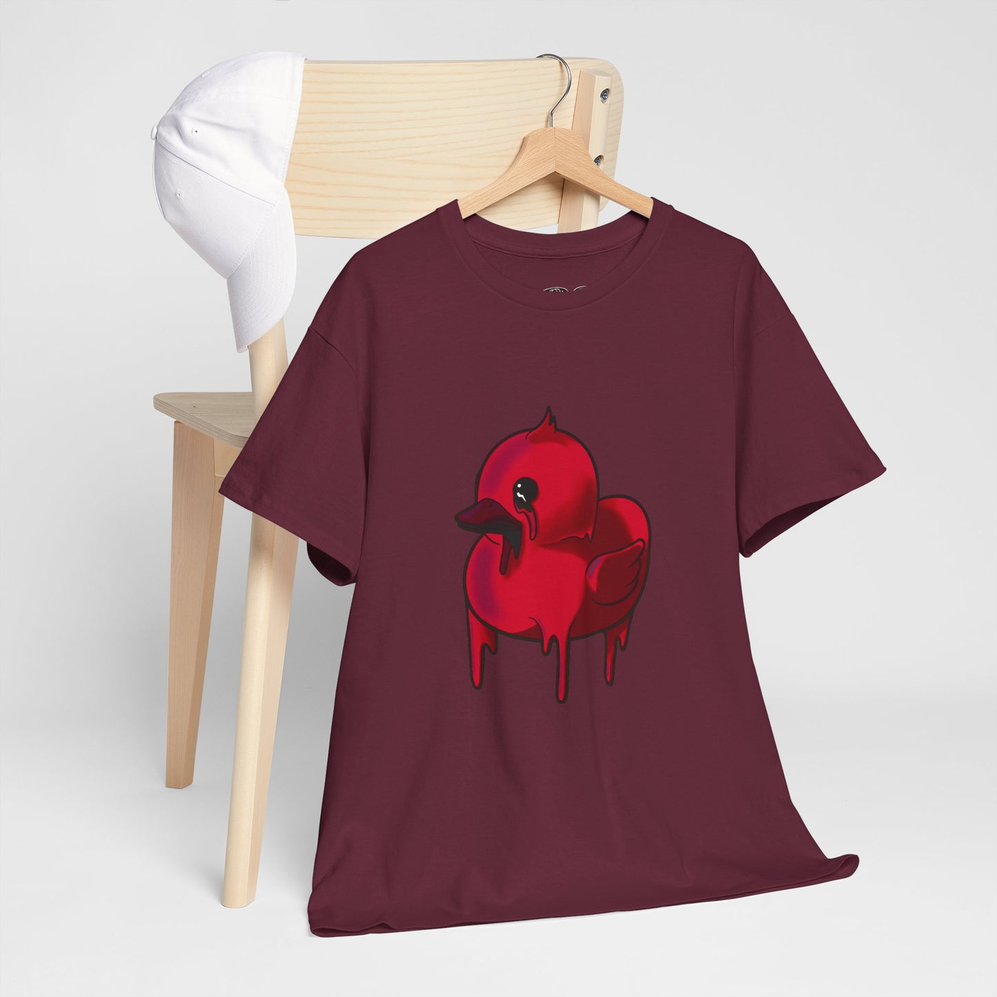 Red Suede Duck Sawse Tee Heavy Cotton