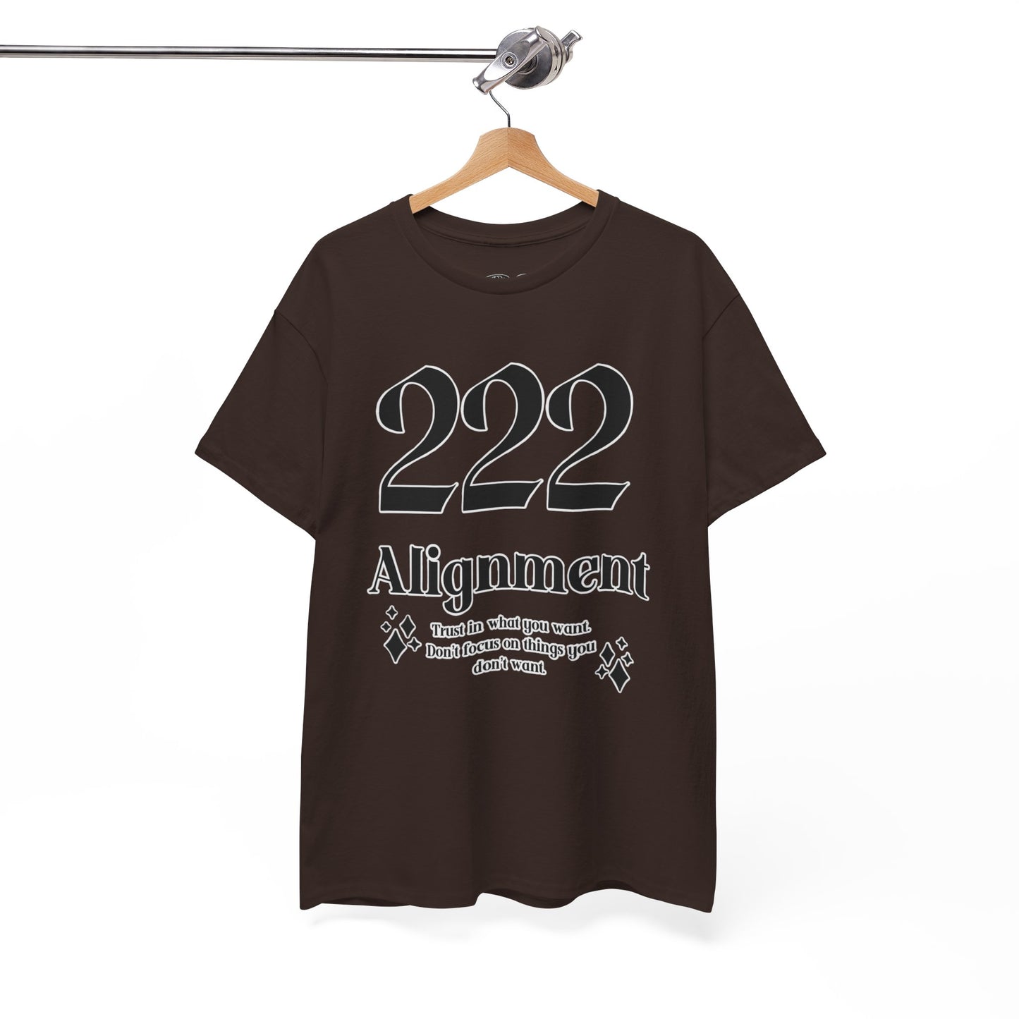 222 Alignment T-Shirt Angel Numbers x BLK