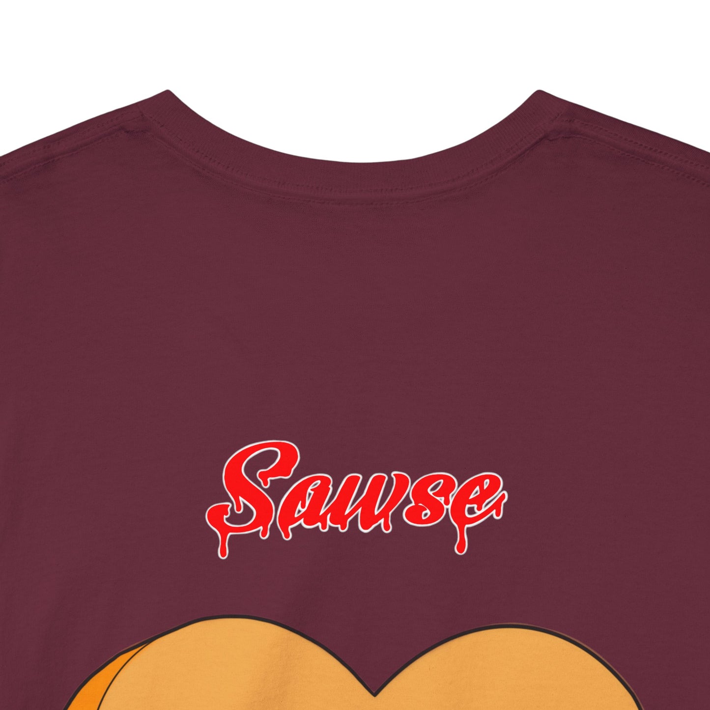Conversation Heart Duck Sawse Logo Tee Heavy Cotton 01