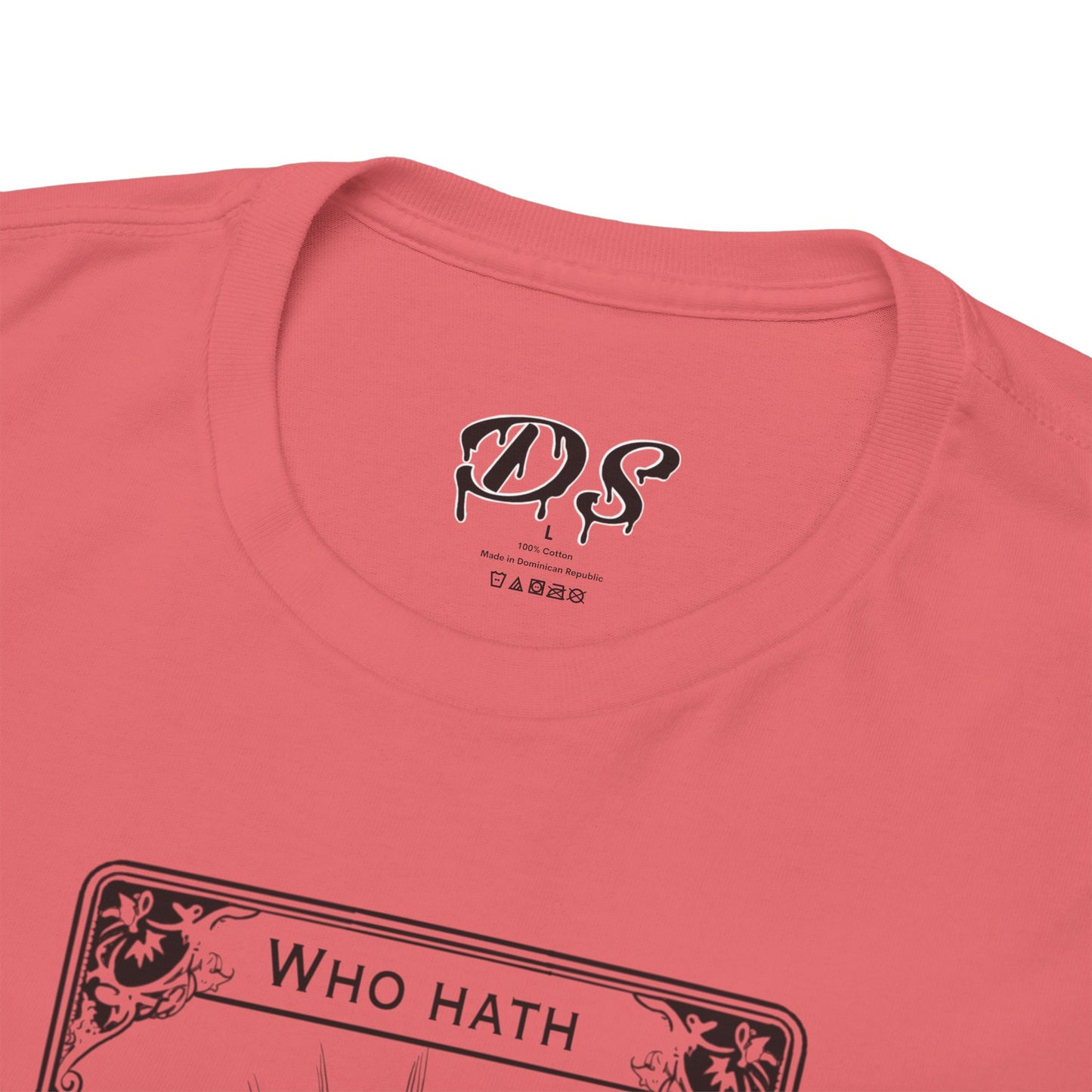The Audacity Tarot Card 100% Cotton Tee x BLK
