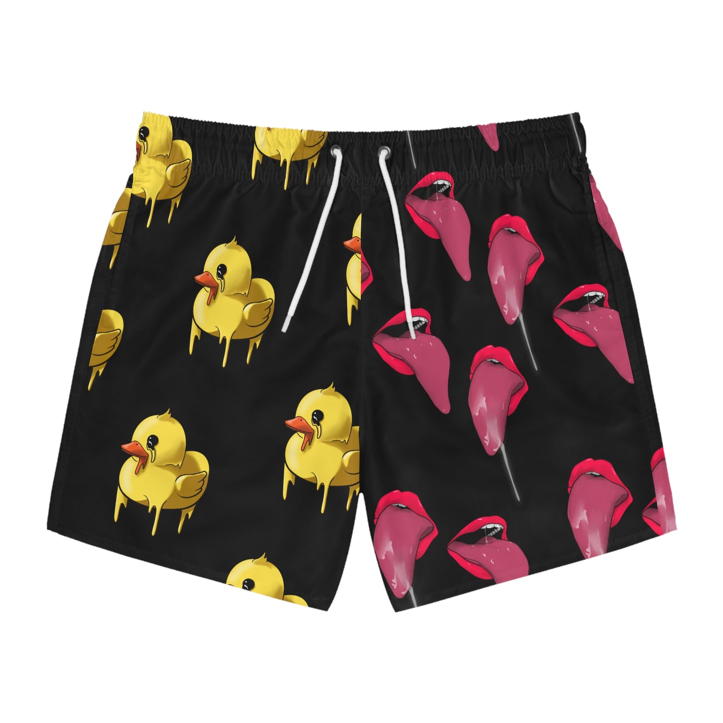 Lick Me Duck Sawse Swim Trunks