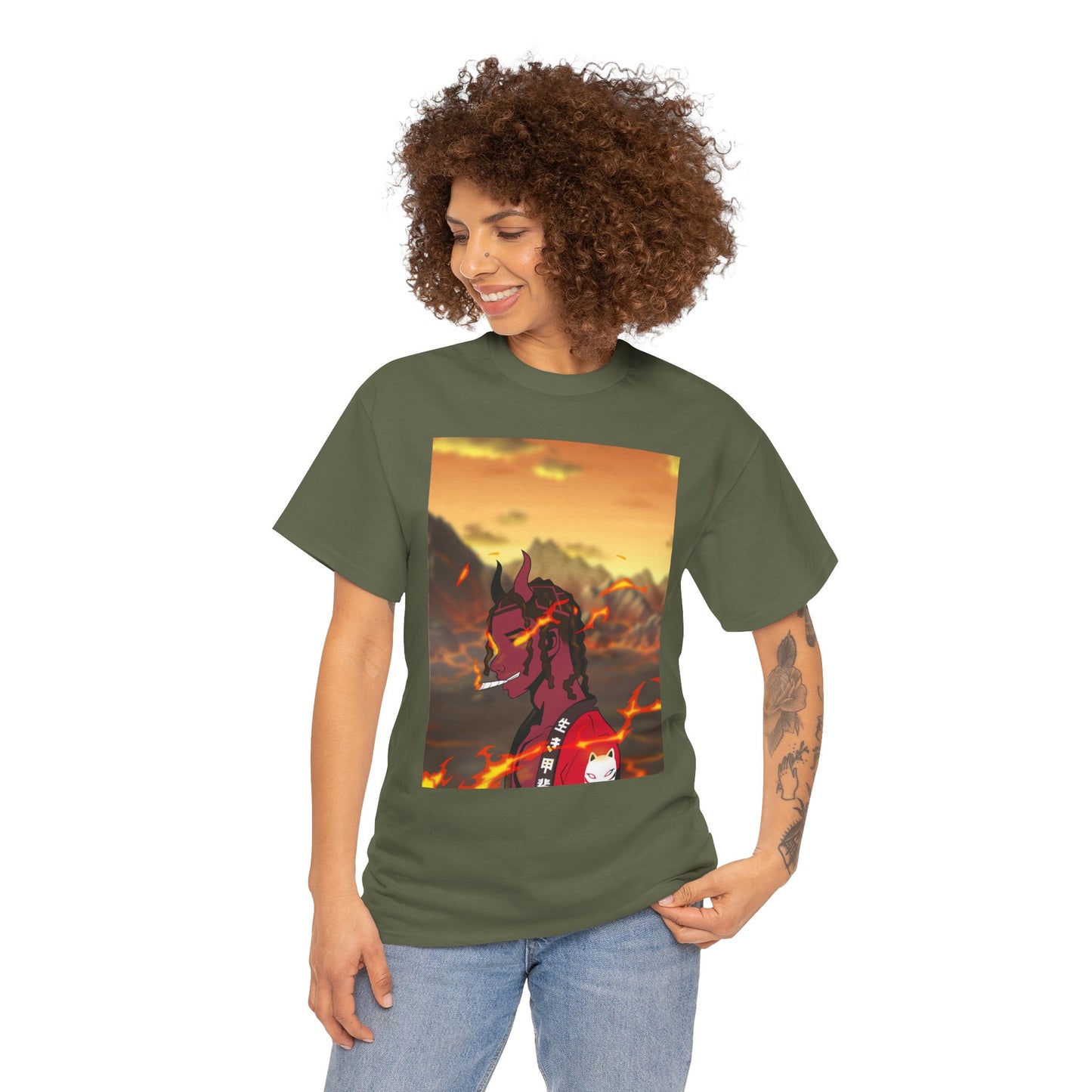 Fire Bender DingxAzuki Tee Heavy Cotton