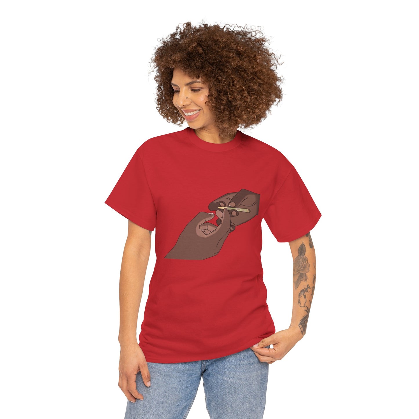 “Bros Get High” 100% Cotton Pass Dat Doobie Tee