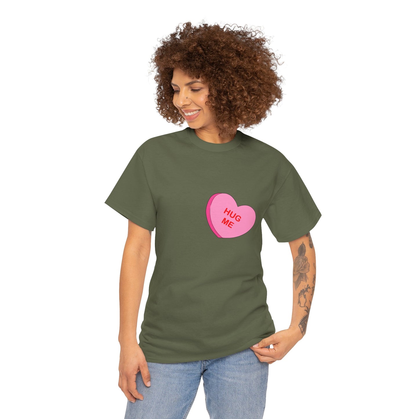 Conversation Heart Duck Sawse Logo Tee Heavy Cotton 05