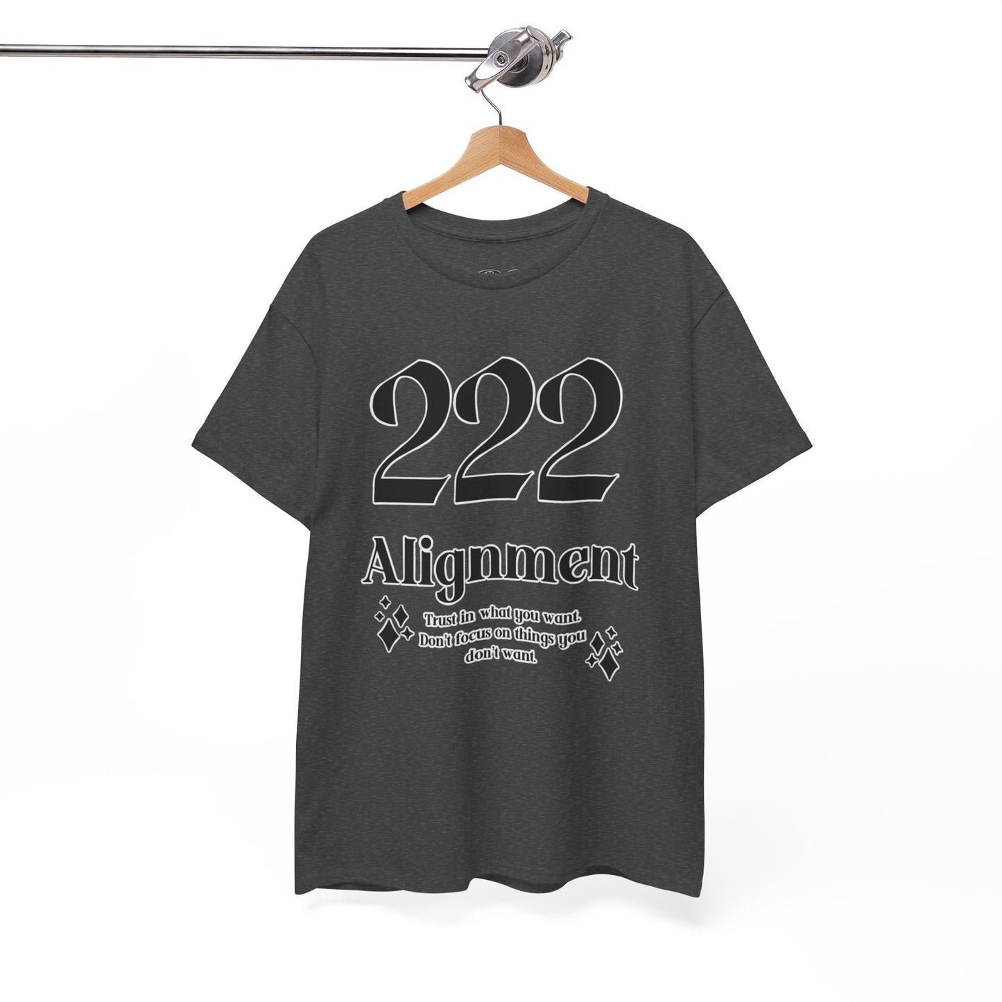222 Alignment T-Shirt Angel Numbers x BLK