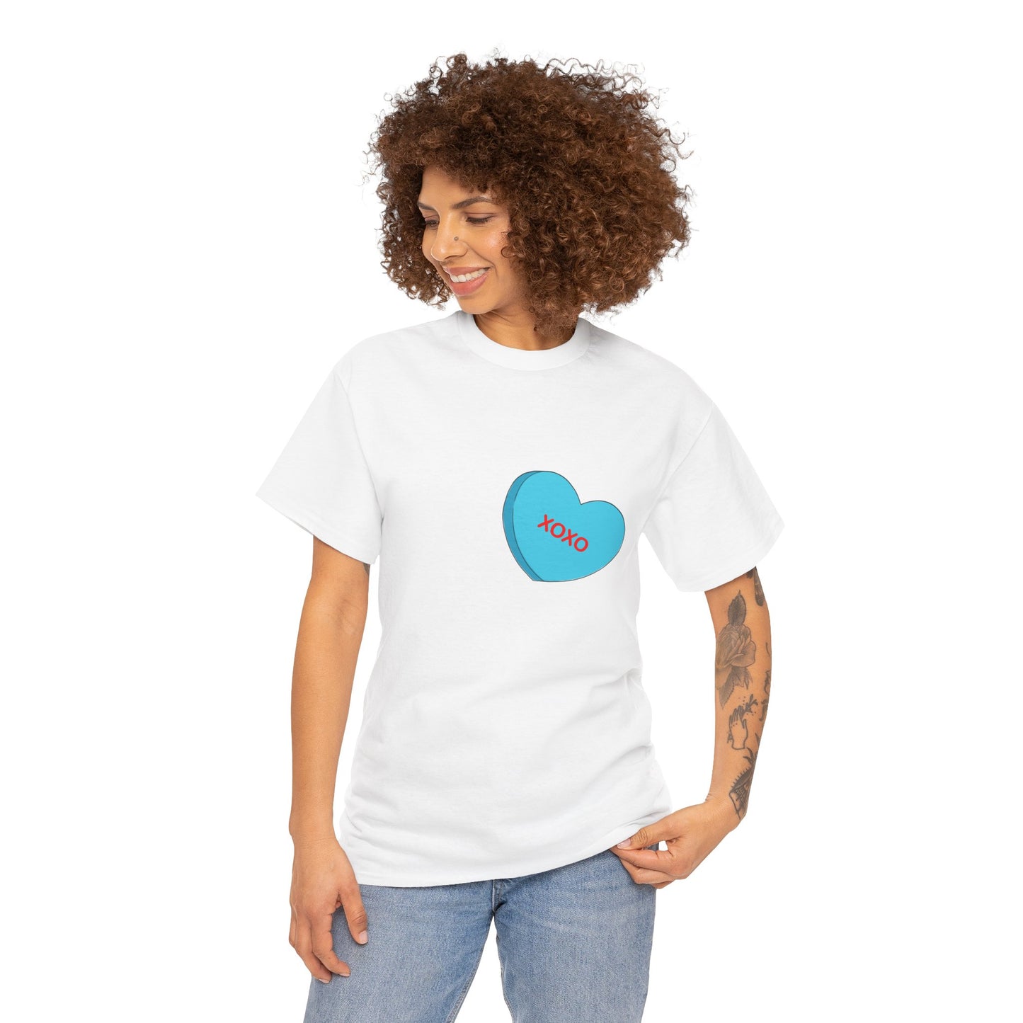 Conversation Heart Duck Sawse Logo Tee Heavy Cotton 06