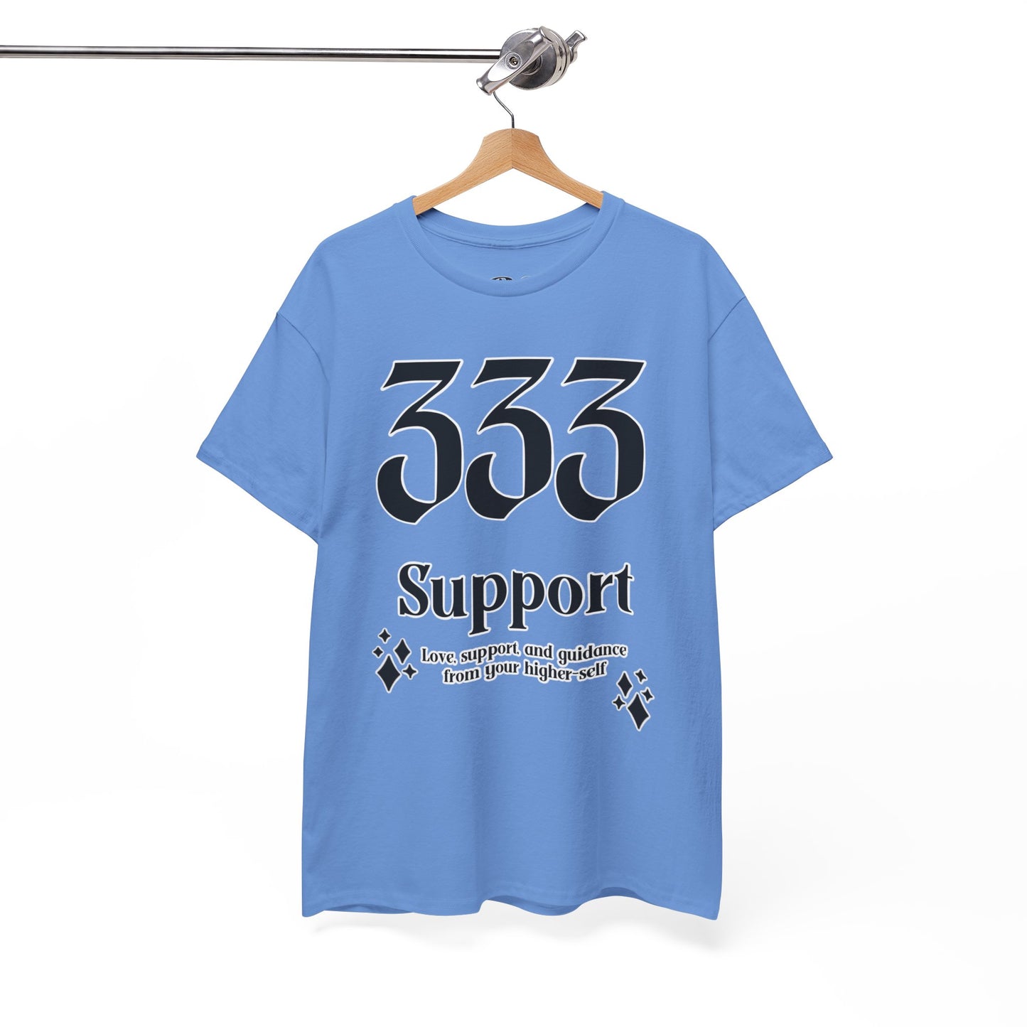 333 Support T-Shirt Angel Numbers x BLK