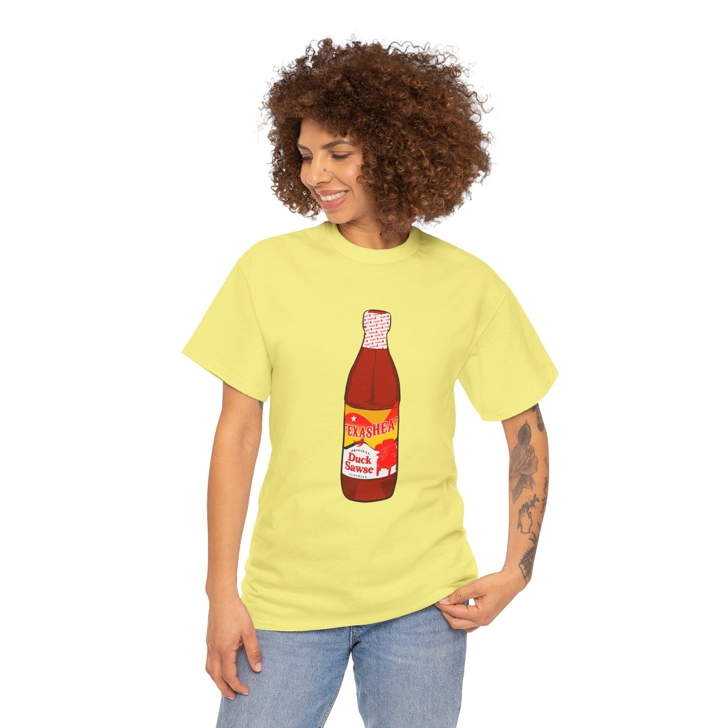 Texas Heat Hot Sauce 100% Cotton Duck Sawse Tee