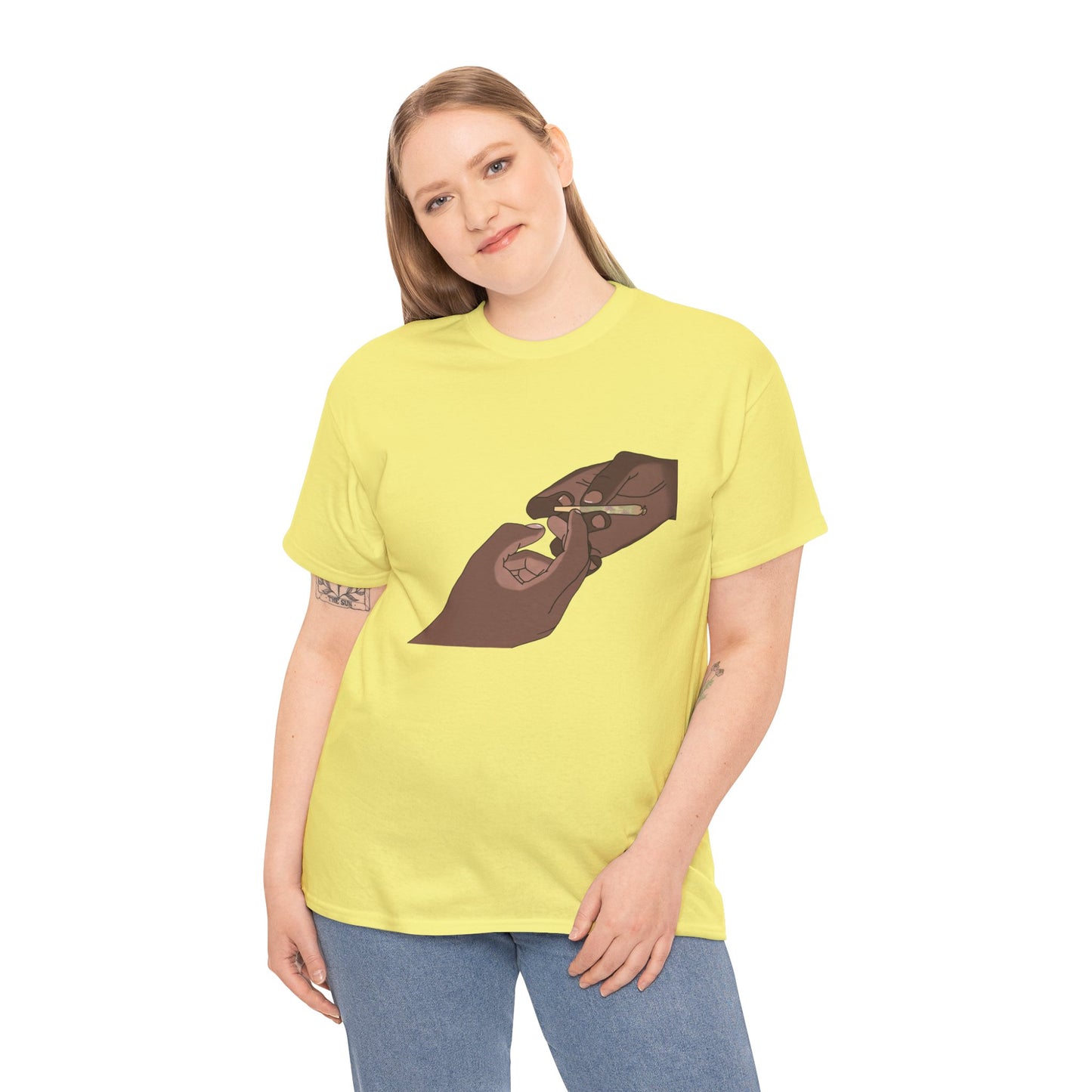 “Bros Get High” 100% Cotton Pass Dat Doobie Tee