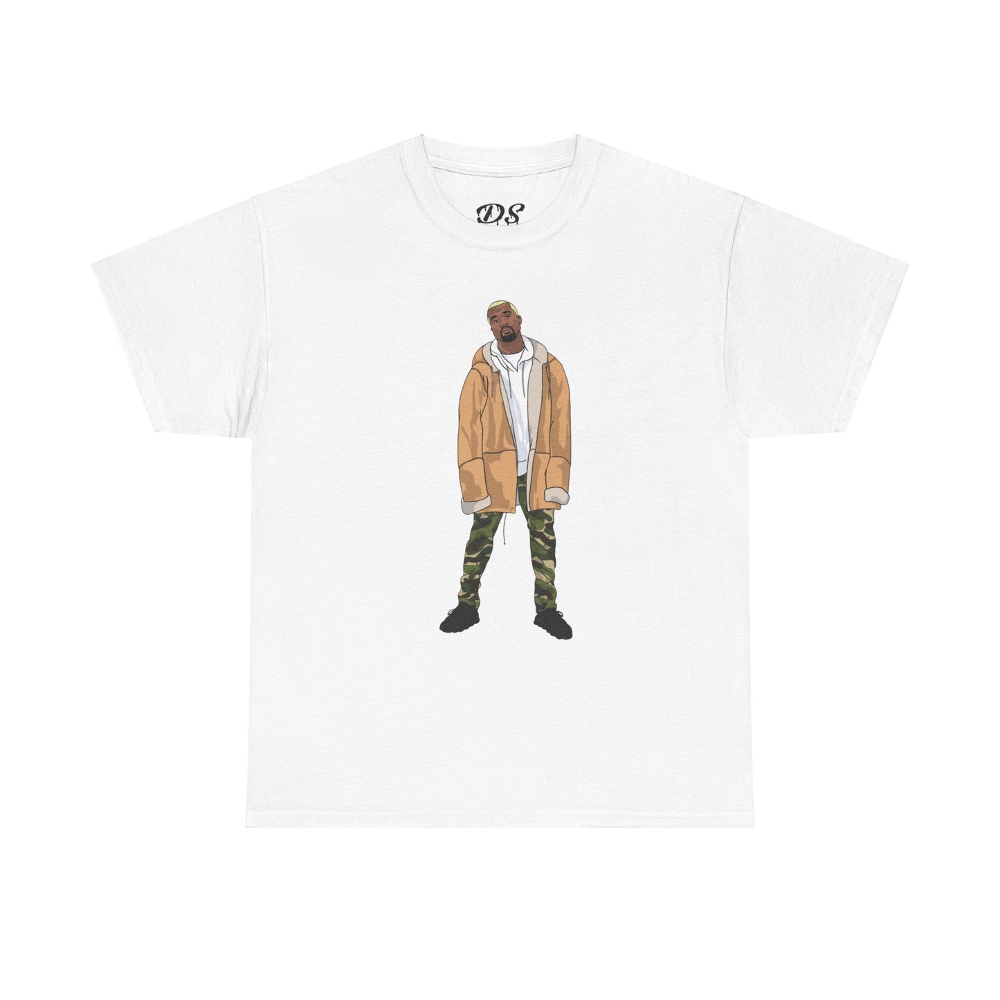 Blonde Ye 450 Cloud Black Tee Heavy Cotton