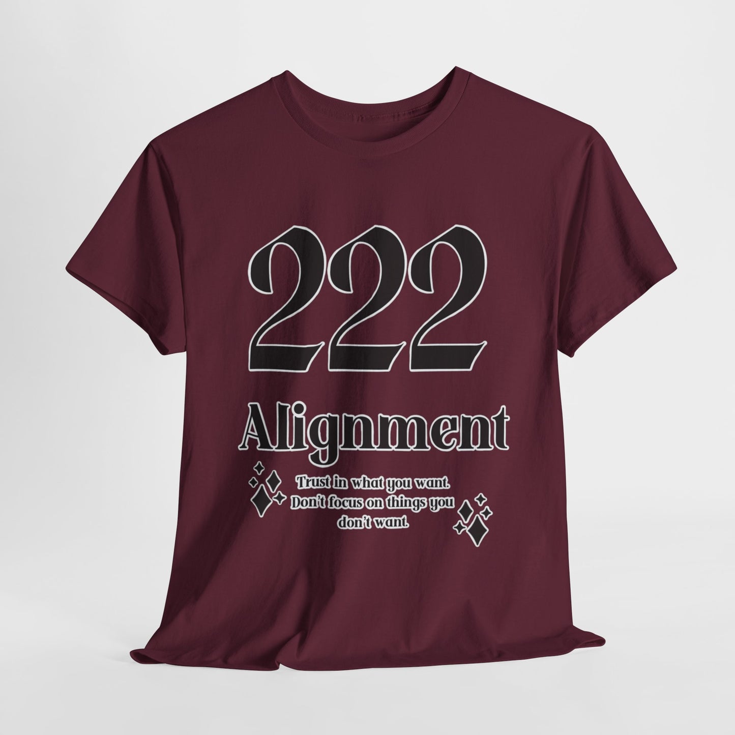 222 Alignment T-Shirt Angel Numbers x BLK
