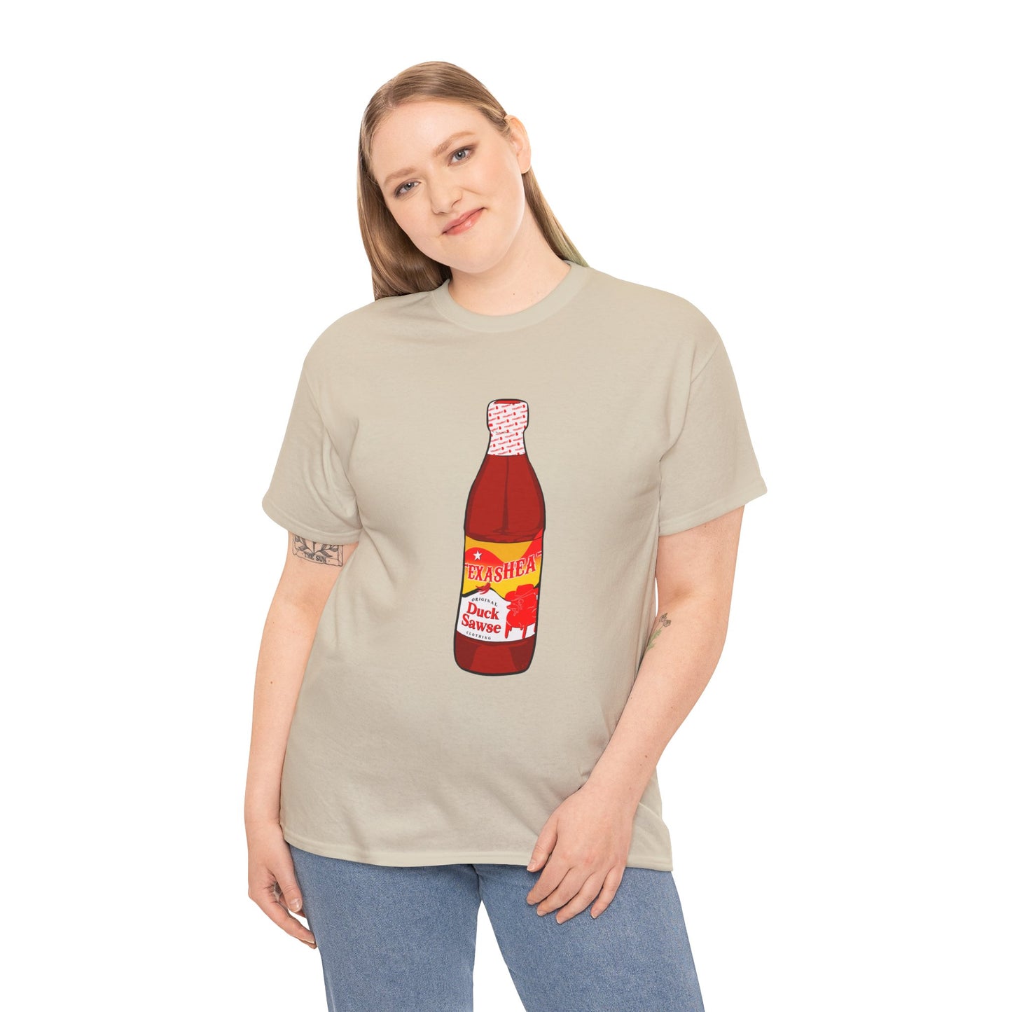 Texas Heat Hot Sauce 100% Cotton Duck Sawse Tee