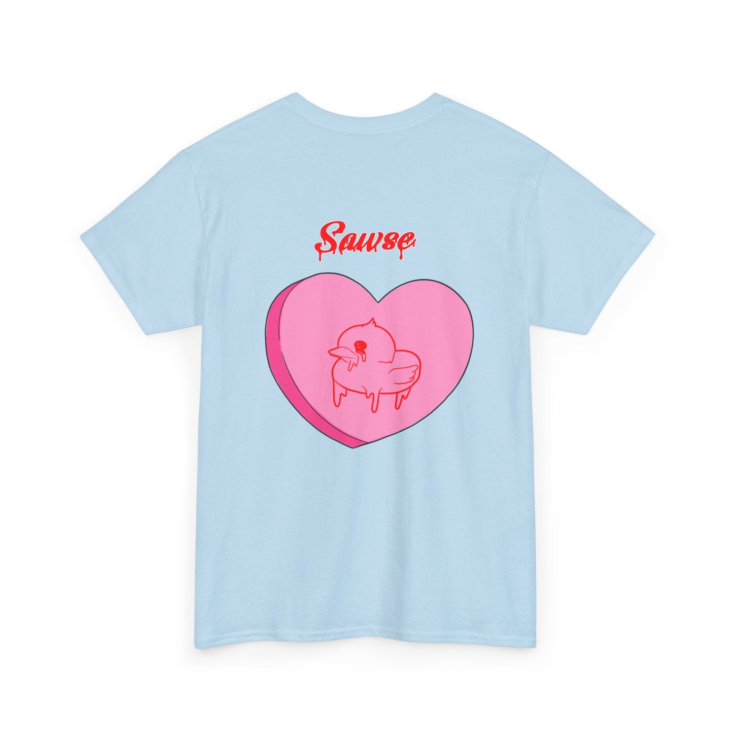 Conversation Heart Duck Sawse Logo Tee Heavy Cotton 05