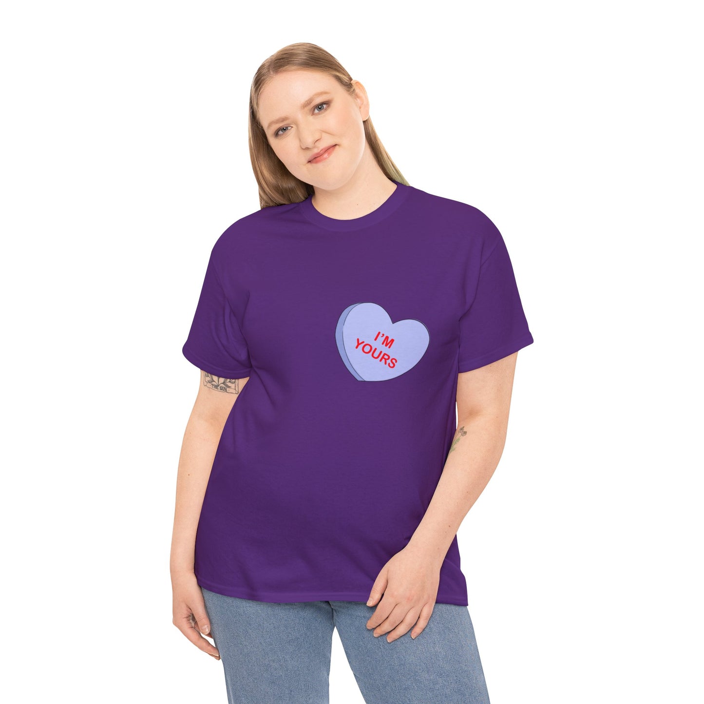 Conversation Heart Duck Sawse Logo Tee Heavy Cotton 02