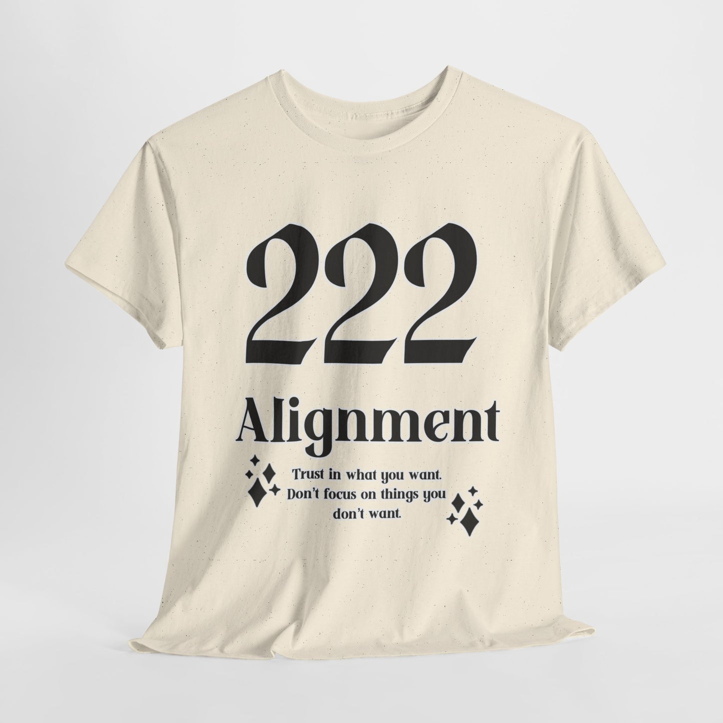 222 Alignment T-Shirt Angel Numbers x BLK