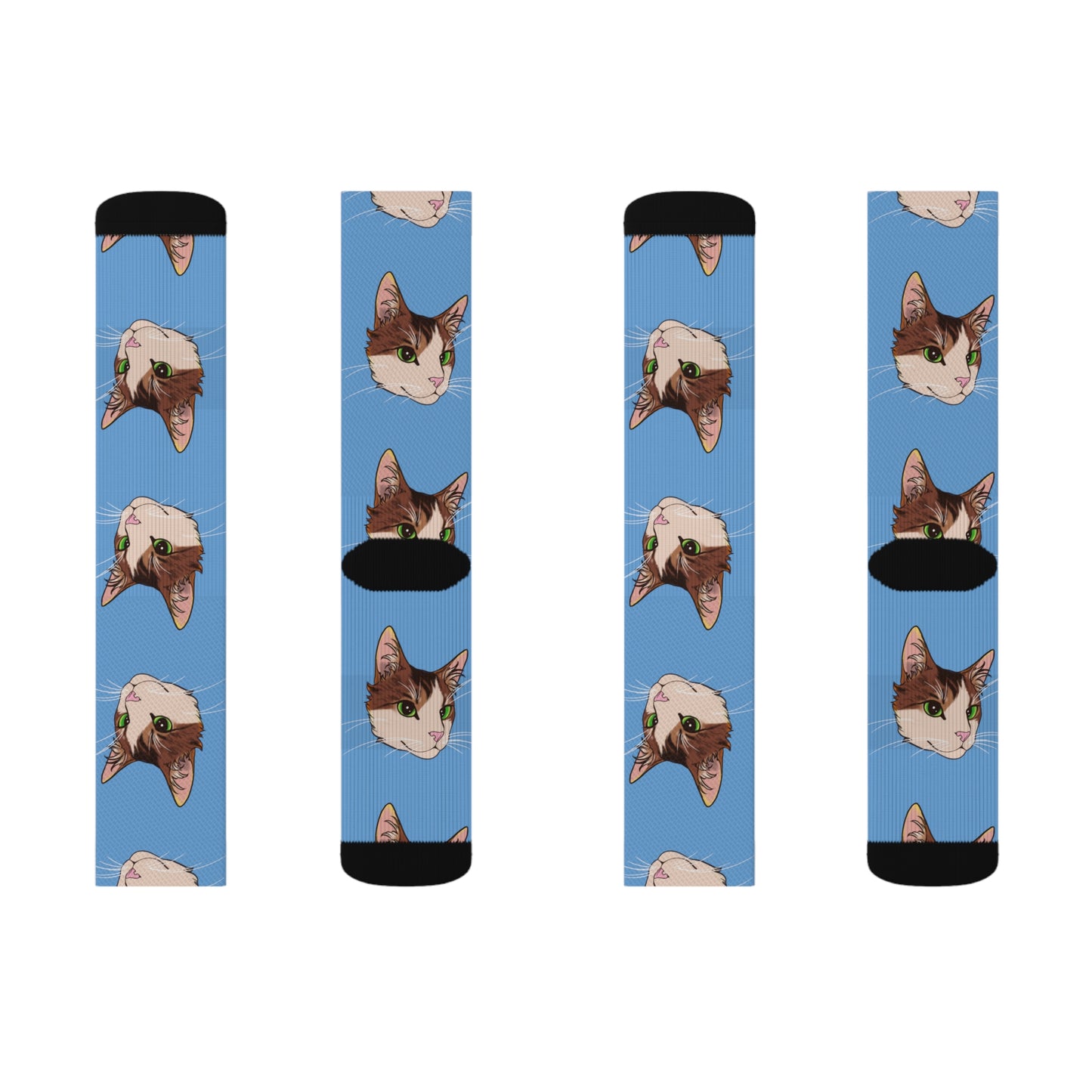 Kitty Cat Sublimation Socks