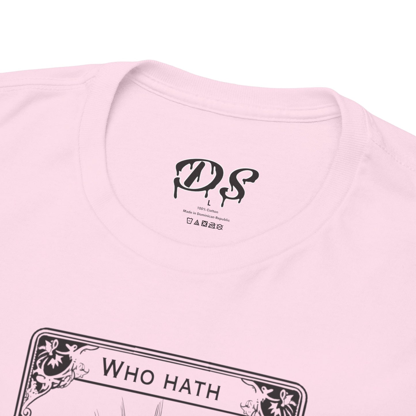 The Audacity Tarot Card 100% Cotton Tee x BLK