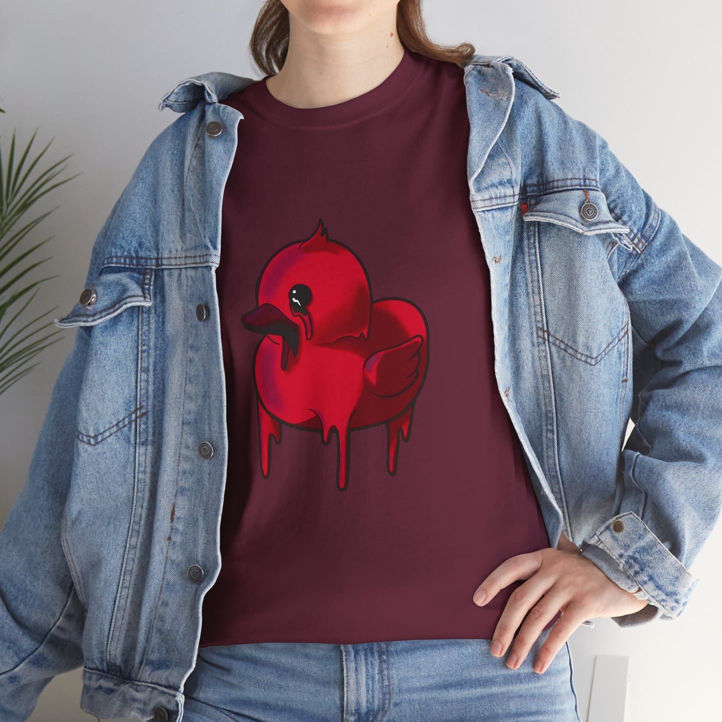 Red Suede Duck Sawse Tee Heavy Cotton