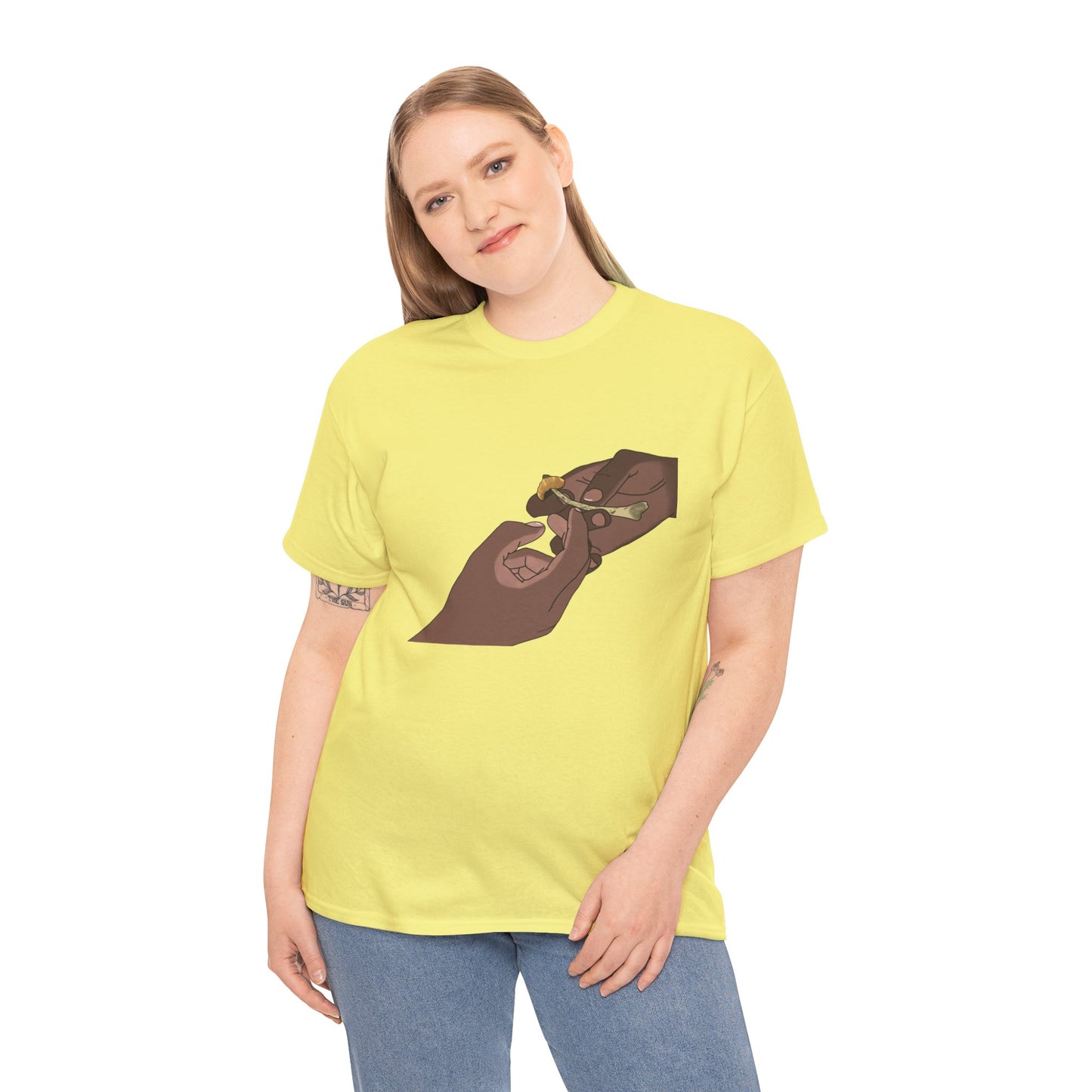 “Bros Get High” 100% Cotton Pass Dat Shroom Tee