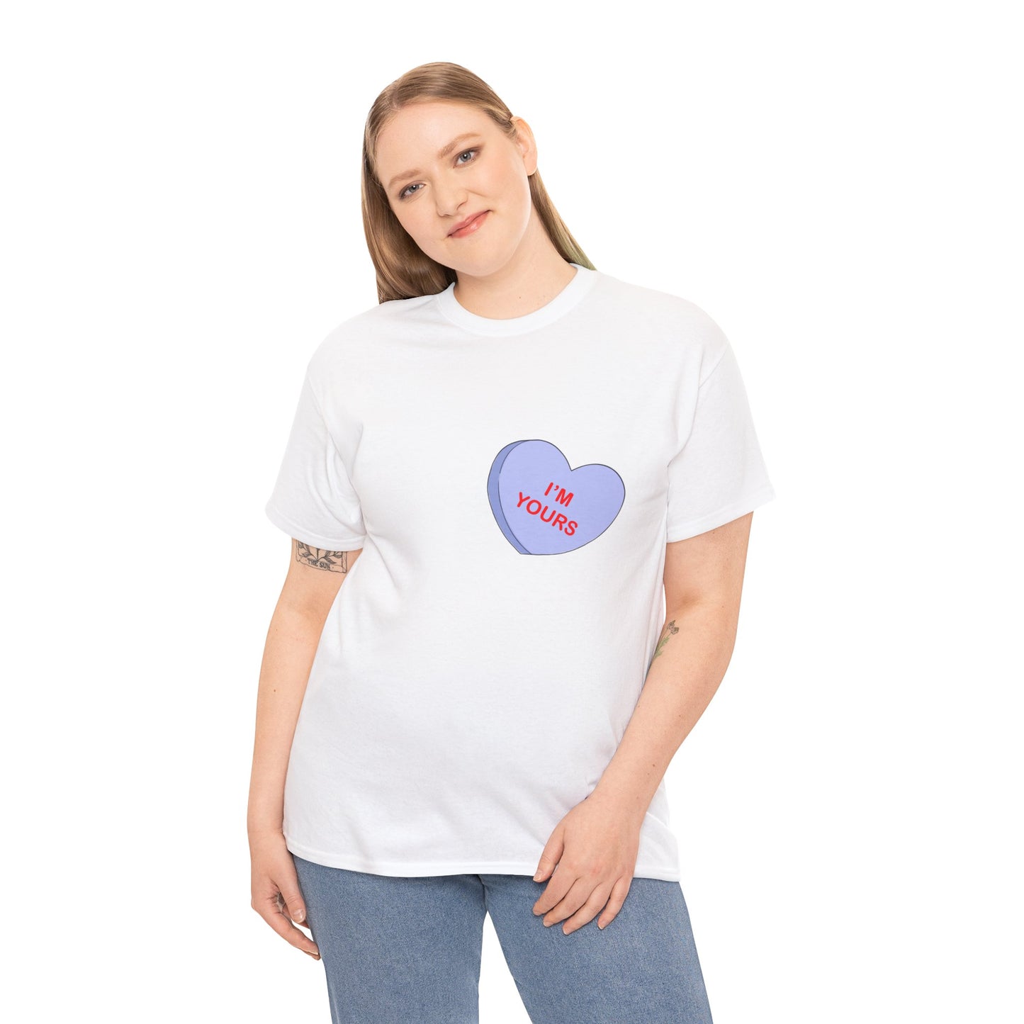 Conversation Heart Duck Sawse Logo Tee Heavy Cotton 02