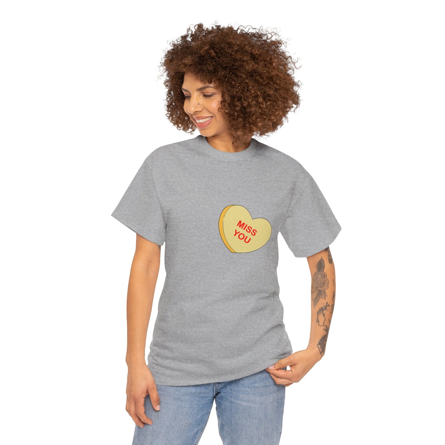 Conversation Heart Duck Sawse Logo Tee Heavy Cotton 04