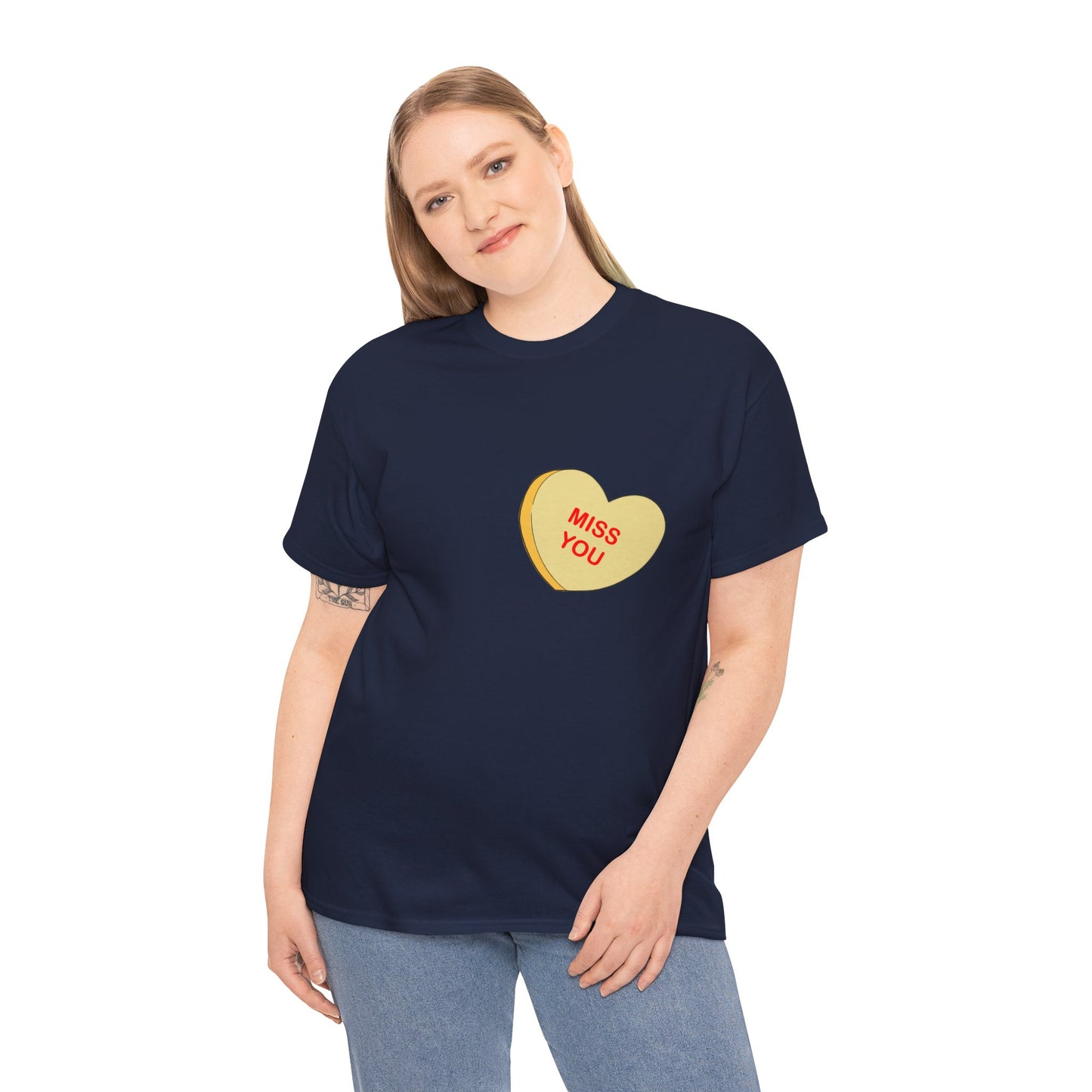 Conversation Heart Duck Sawse Logo Tee Heavy Cotton 04