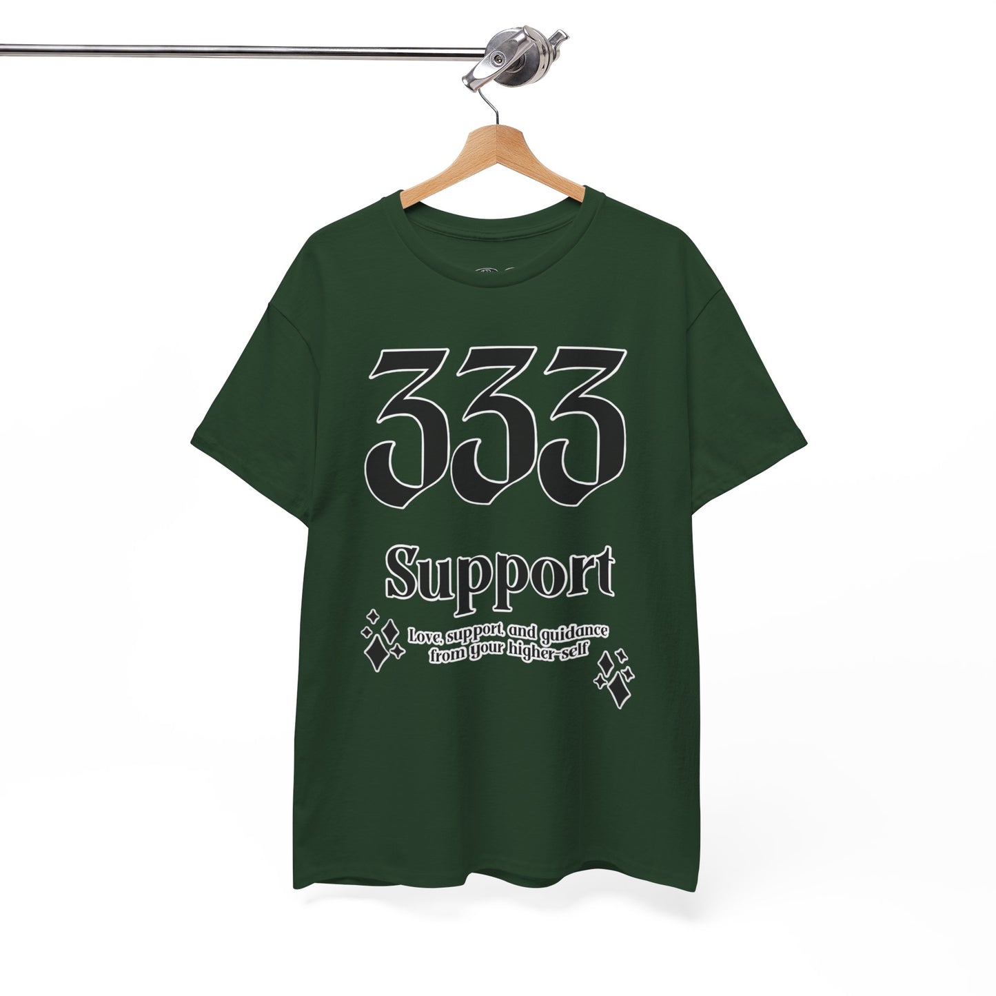333 Support T-Shirt Angel Numbers x BLK
