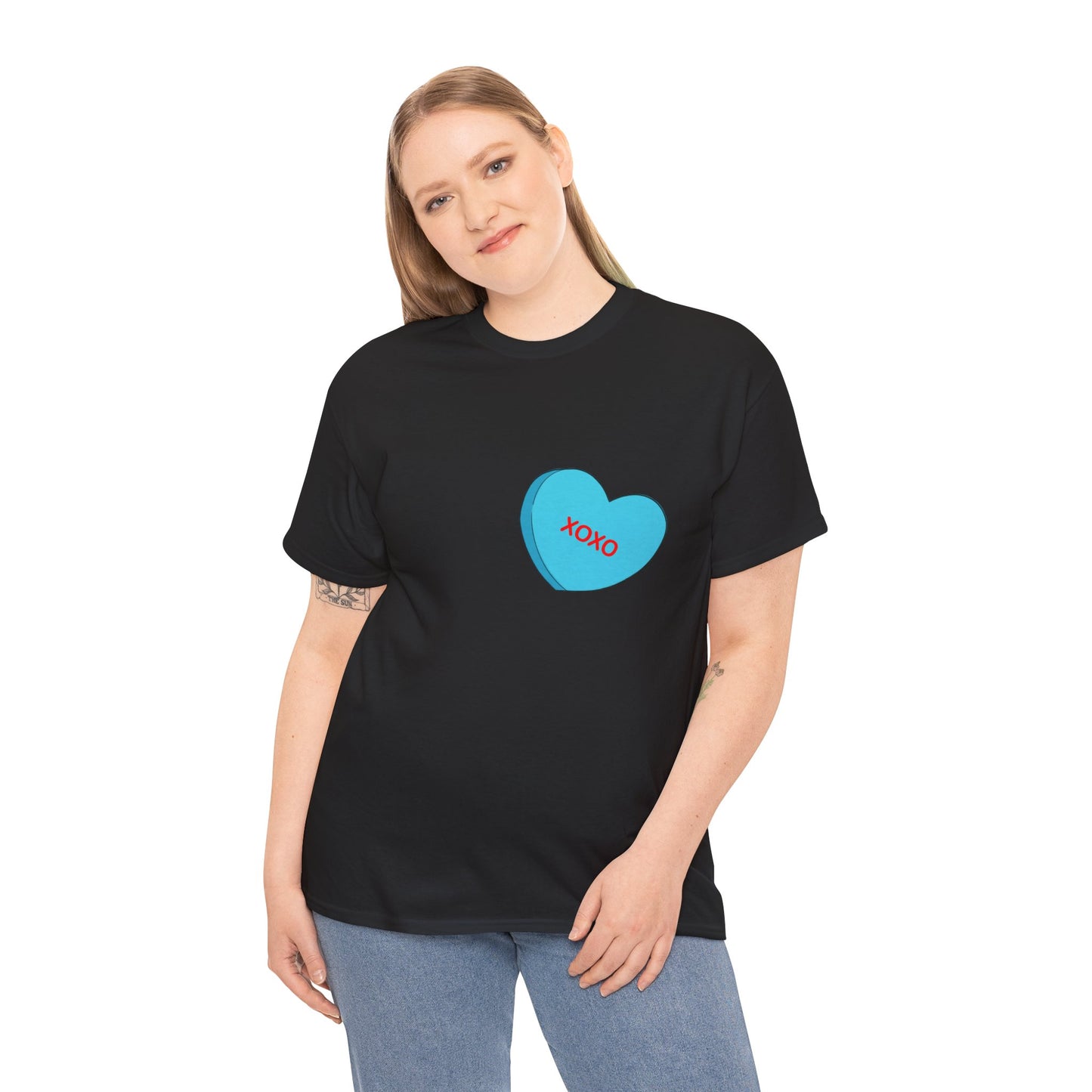 Conversation Heart Duck Sawse Logo Tee Heavy Cotton 06