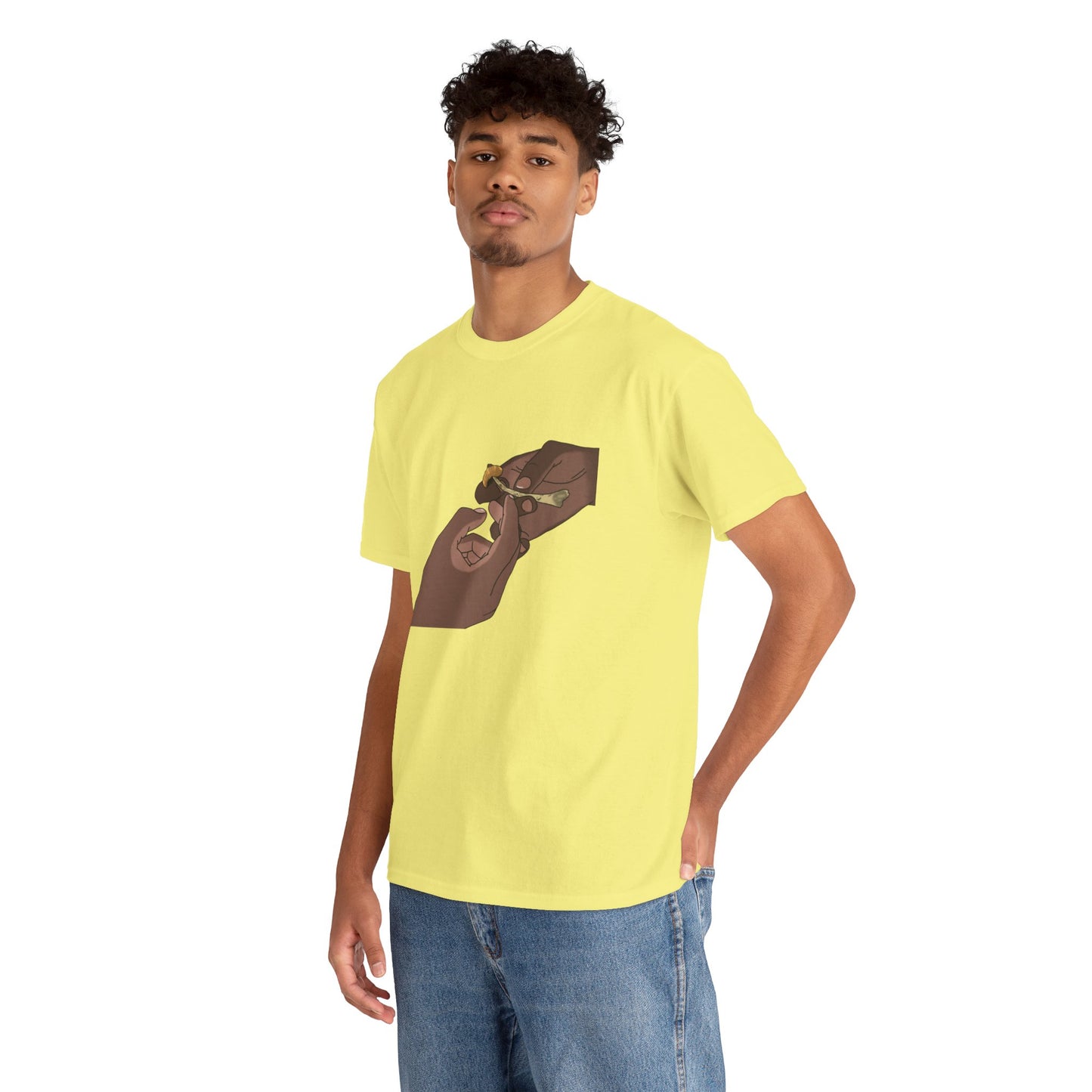 “Bros Get High” 100% Cotton Pass Dat Shroom Tee
