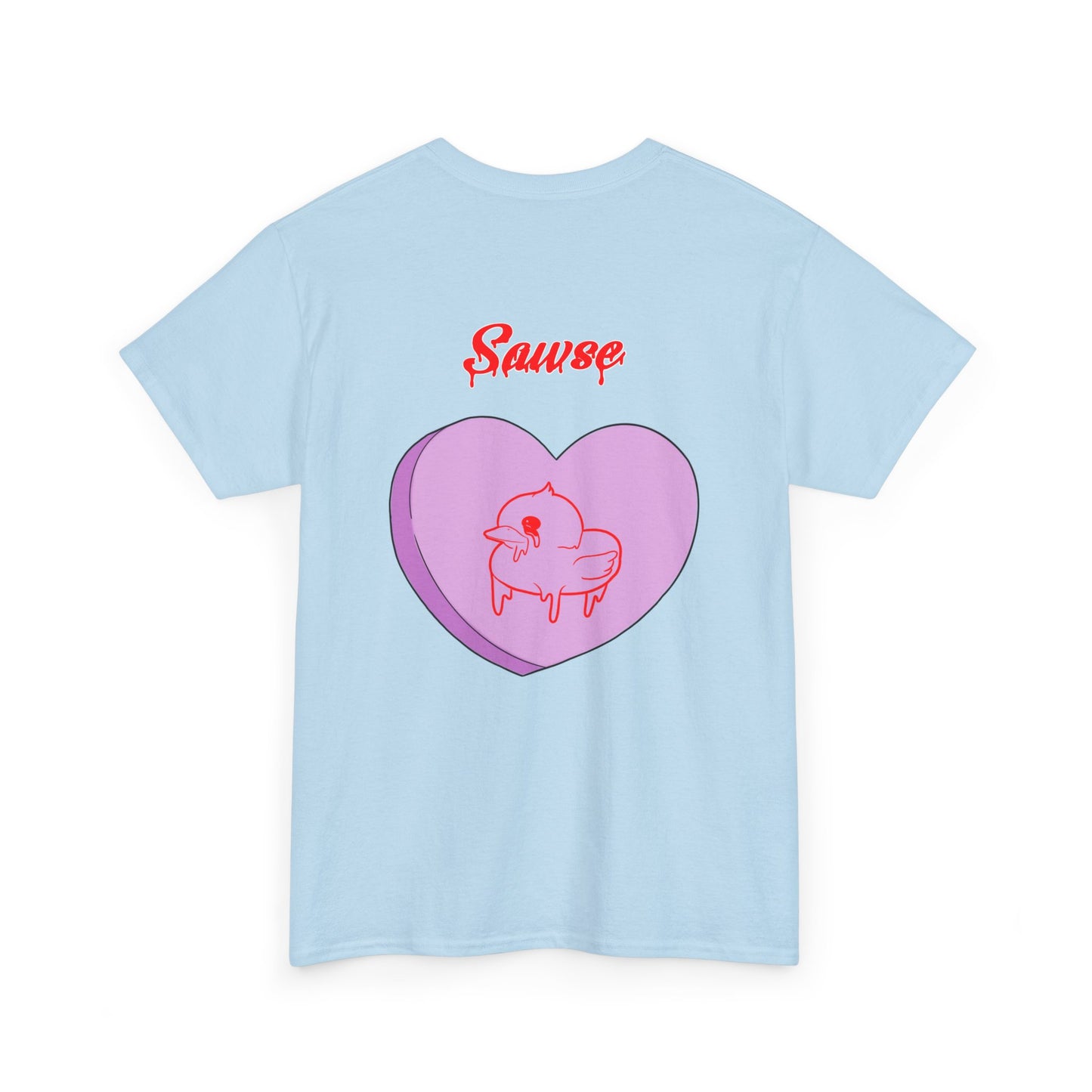 Conversation Heart Duck Sawse Logo Tee Heavy Cotton 03